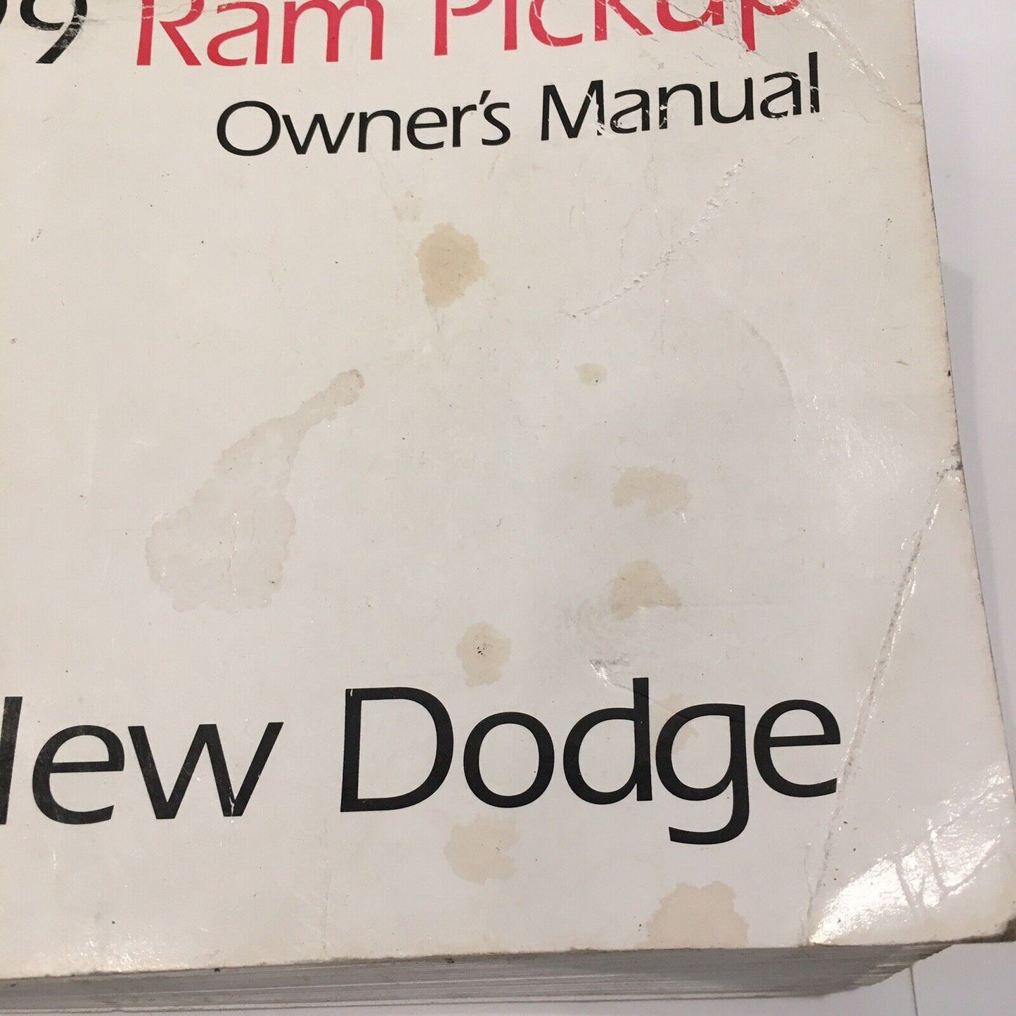 Owner's Manual, 1999 Ram 1500 2500 3500 Gasoline Engines