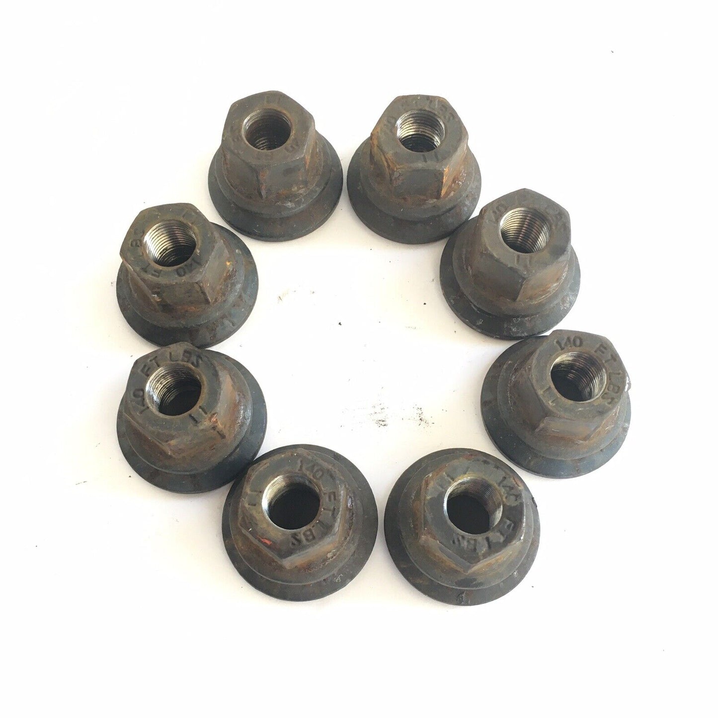 Dually Lug Nut Set Lugnuts, Set of 8, 1994-2011 Dodge Ram 3500, Used