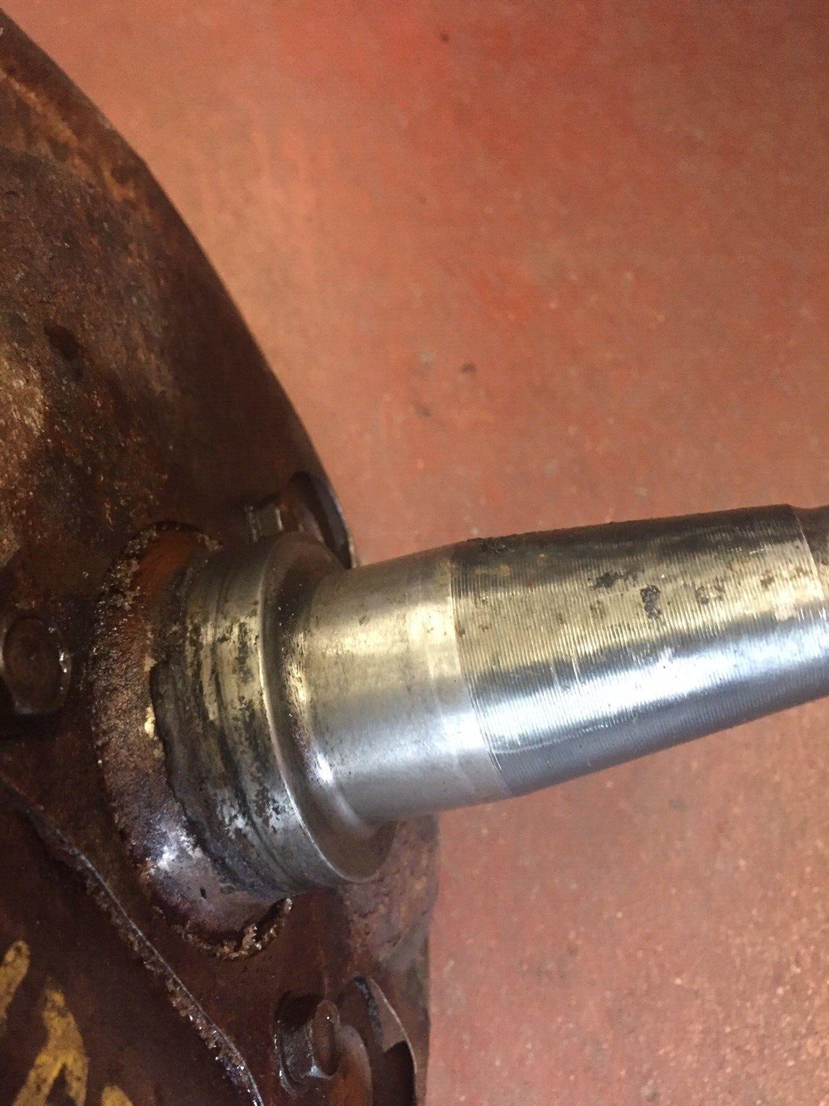 Spindle, 1973-1988 Dodge D200 / 250 / 300 / 350 with 3800# or 4000# Axle, Passenger Side, RH