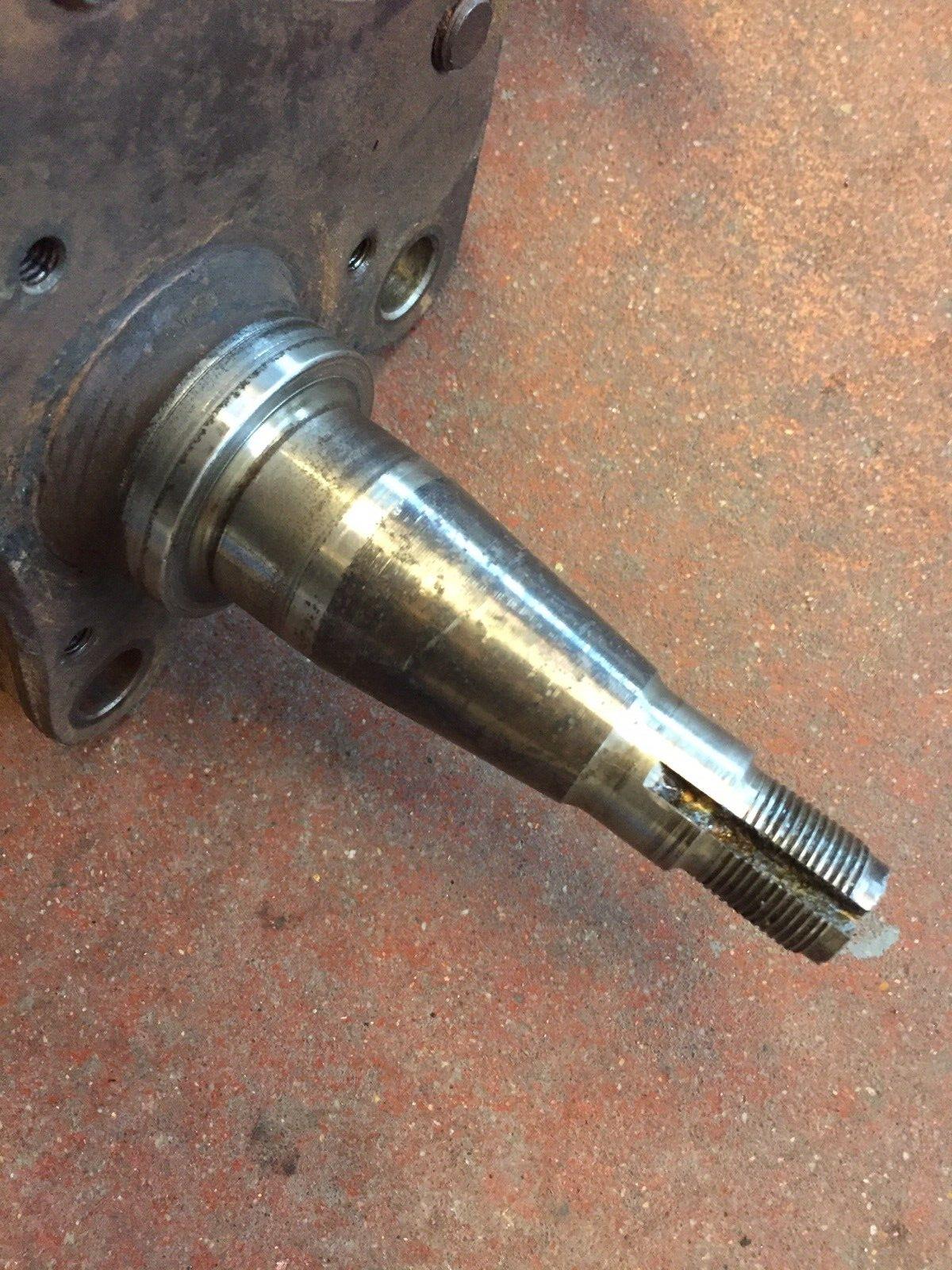 Spindle, 1973-1988 Dodge D200 300 350 with 3800# or 4000# Axle, Driver Side, LH