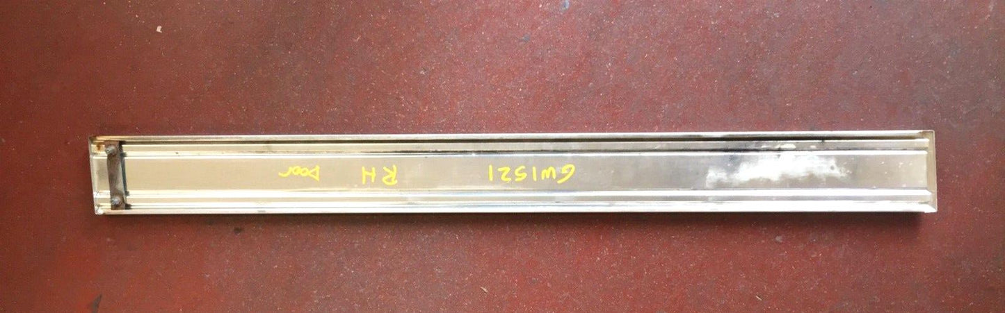 Door Molding, 1981-1990 Dodge Ram Pickup and Ramcharger, Passenger Side, RH