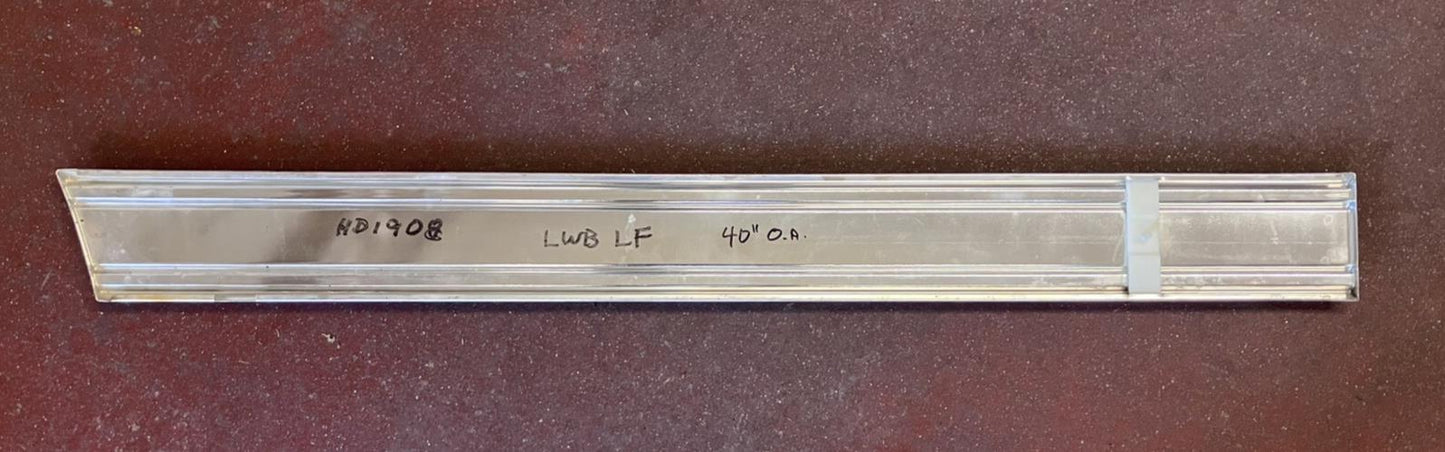 Bed Molding (Before Wheel), 1981-1990 Dodge Ram Pickup, Long Wheelbase, Driver Side, LH