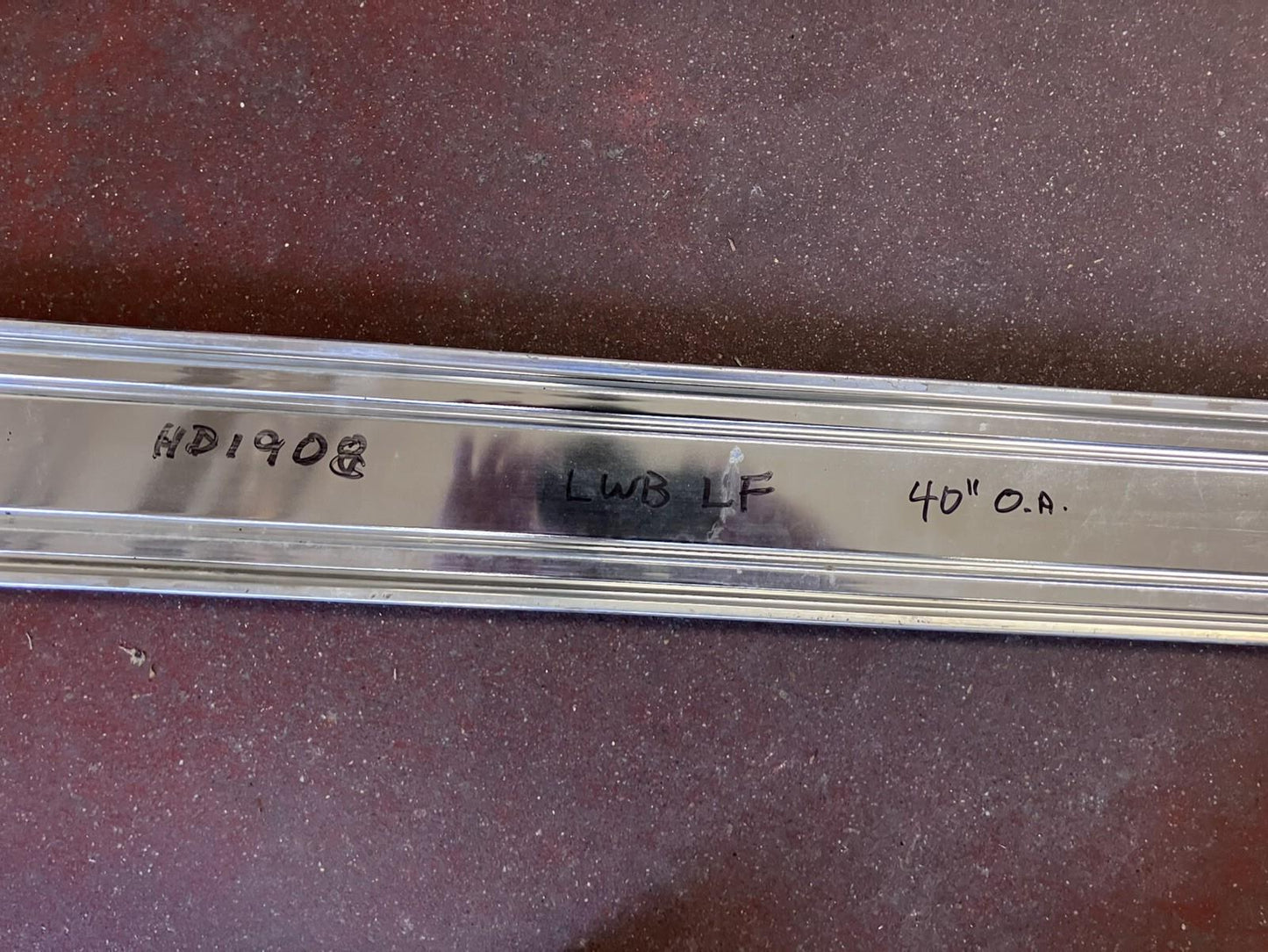 Bed Molding (Before Wheel), 1981-1990 Dodge Ram Pickup, Long Wheelbase, Driver Side, LH
