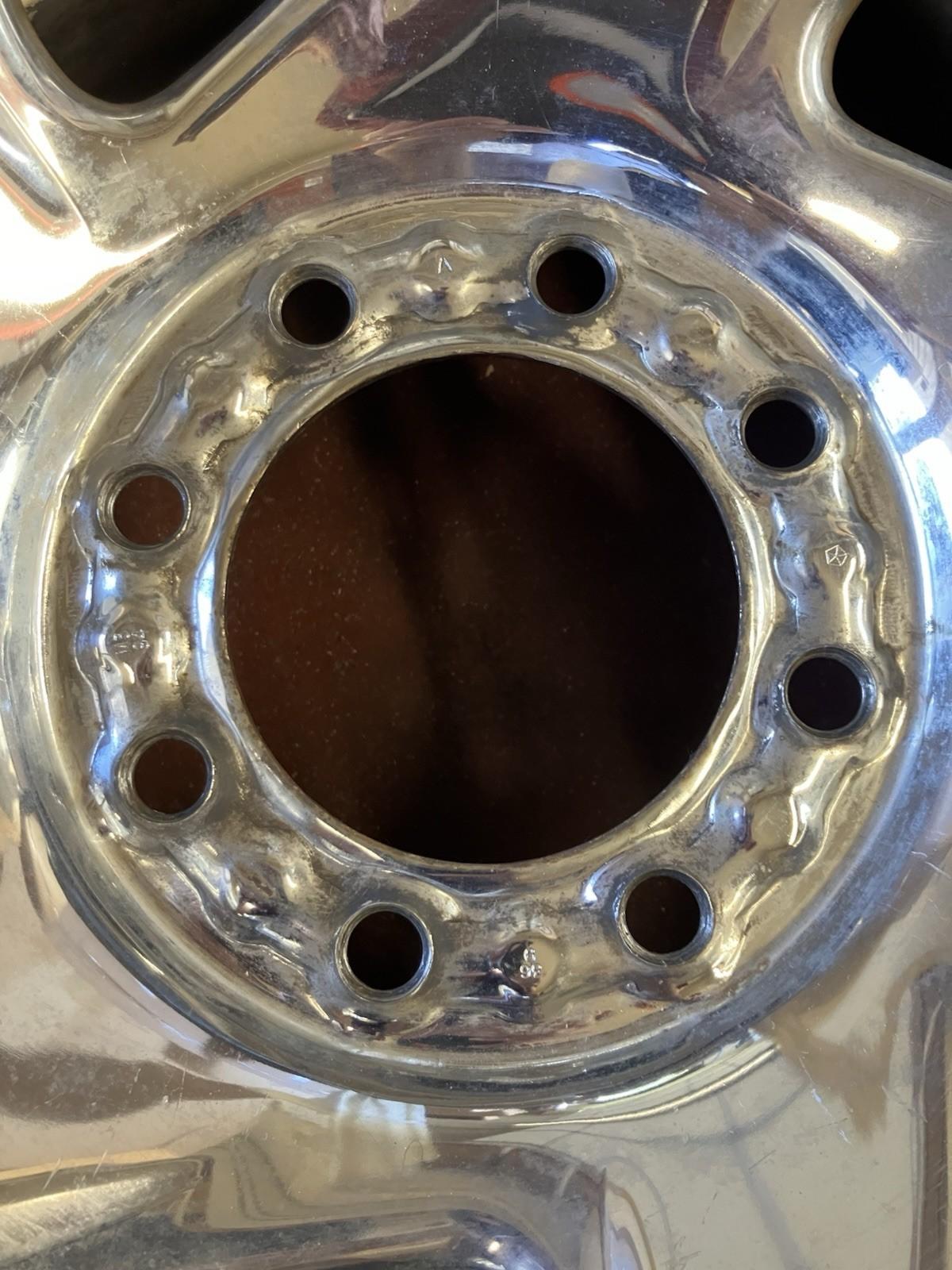 16X6.5 Slot Chrome Wheel 1994-Dodge Ram 2500 3500 Single Wheel Pick Up