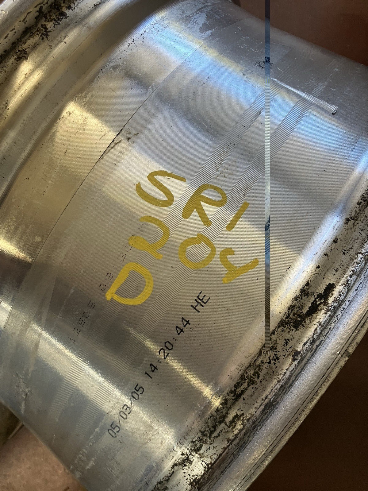 20x9 Chrome Clad Wheel 2002-05 Dodge Ram 1500 52113153. Hollander # 560-2167A