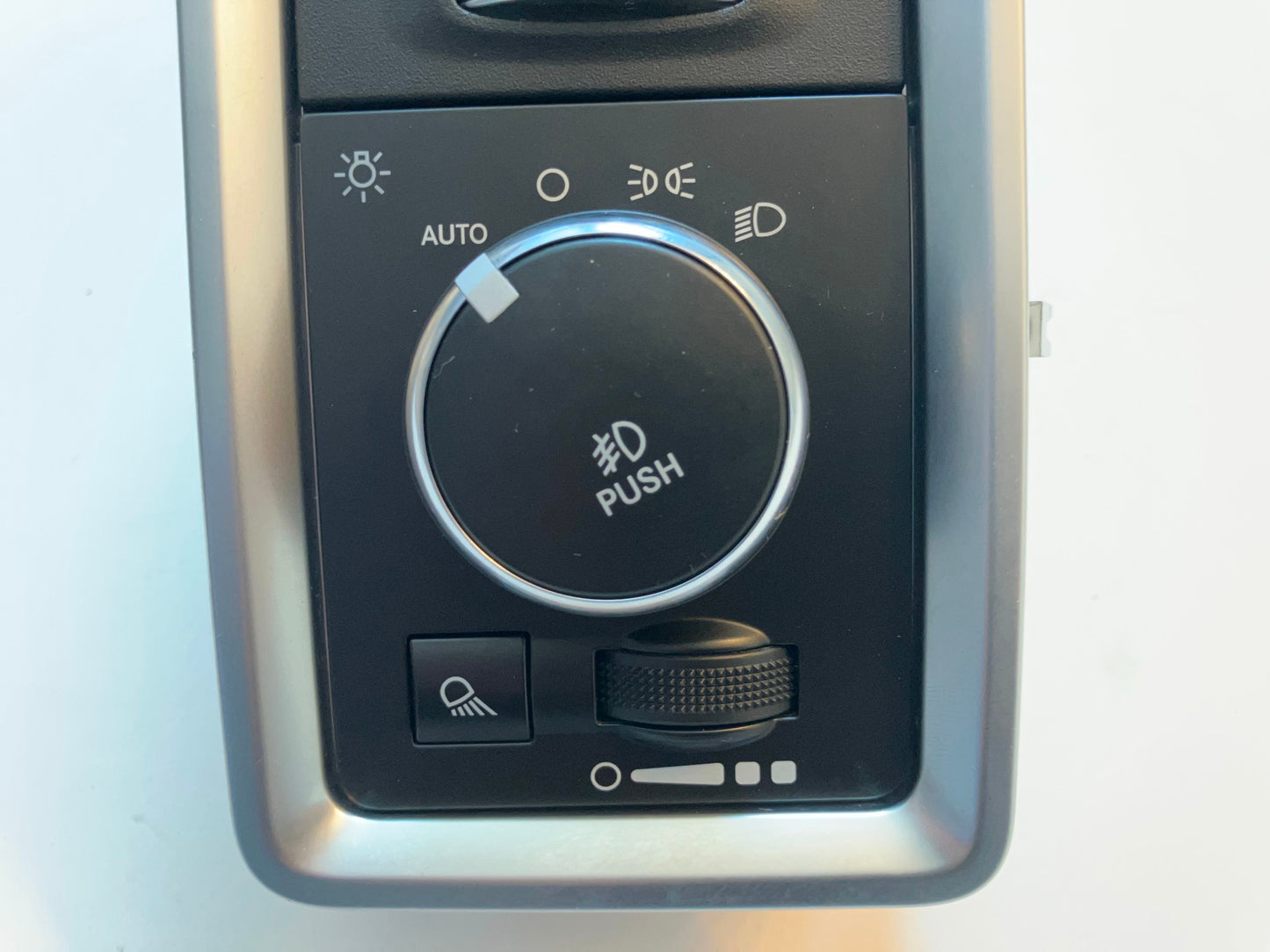 Headlight Switch with Left Side Vent, 2013-2018 Ram 1500 2500 3500 Silver Trim