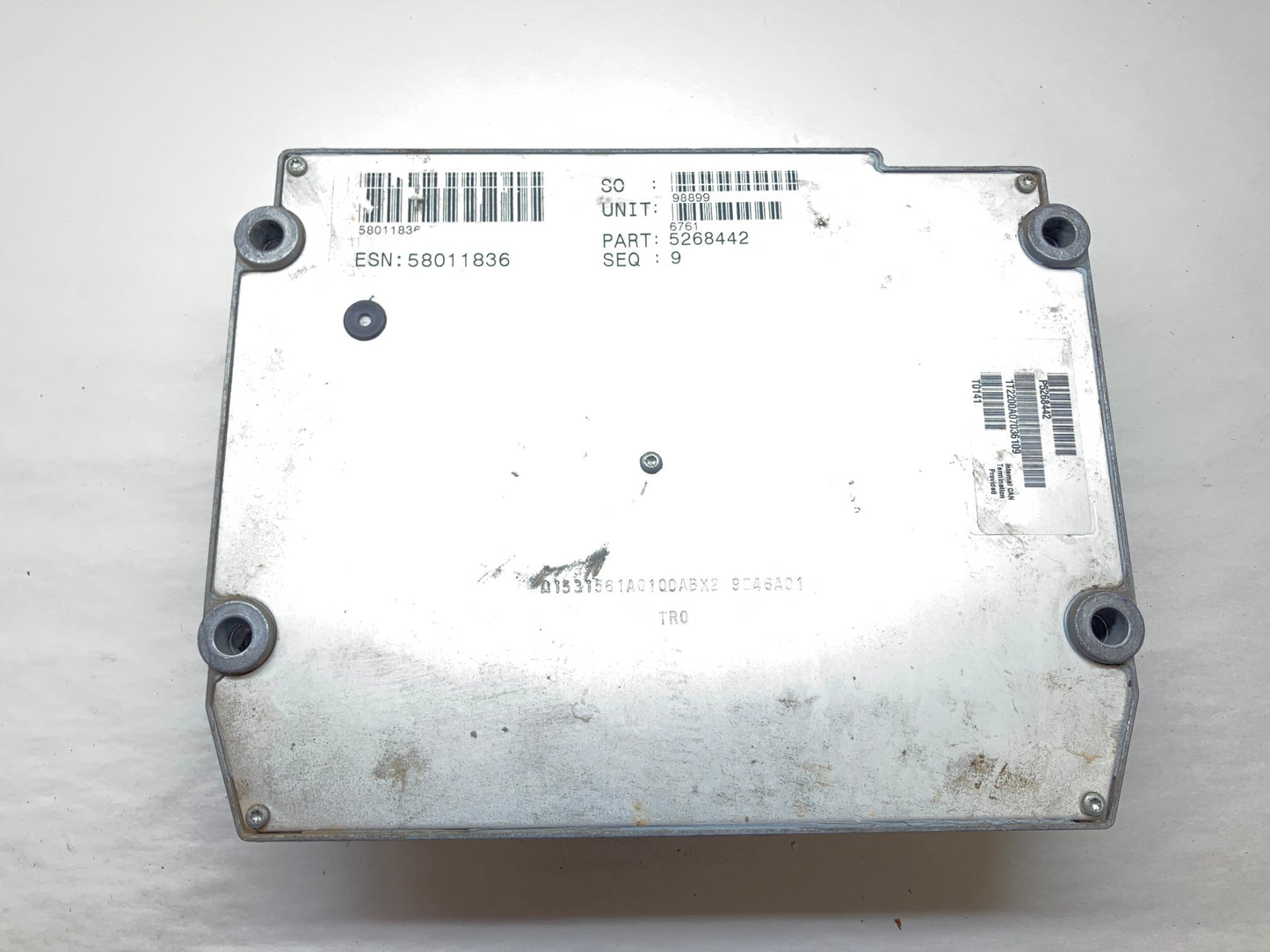 Engine Computer, ECU PCM ECM 2010-2012 Ram 2500 6.7L Cummins Diesel 5268442 Used
