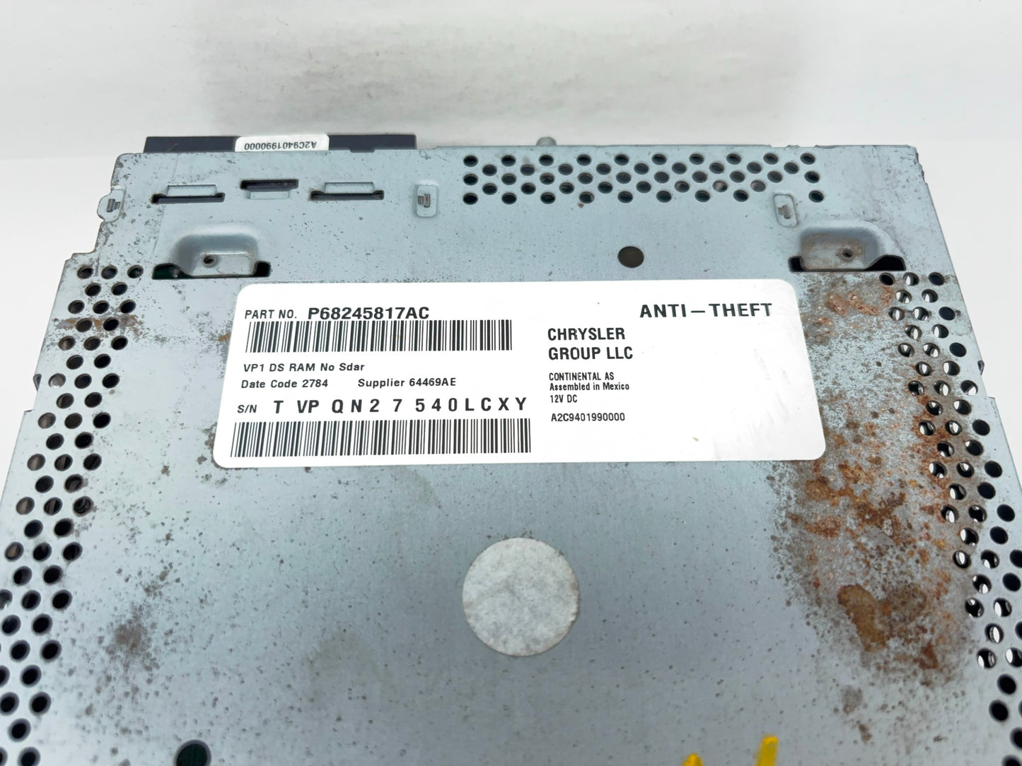 3.0 Radio 2015 2016 Ram 1500 2500 3500 68245817AC AM/FM/Wired Media VP1 Used