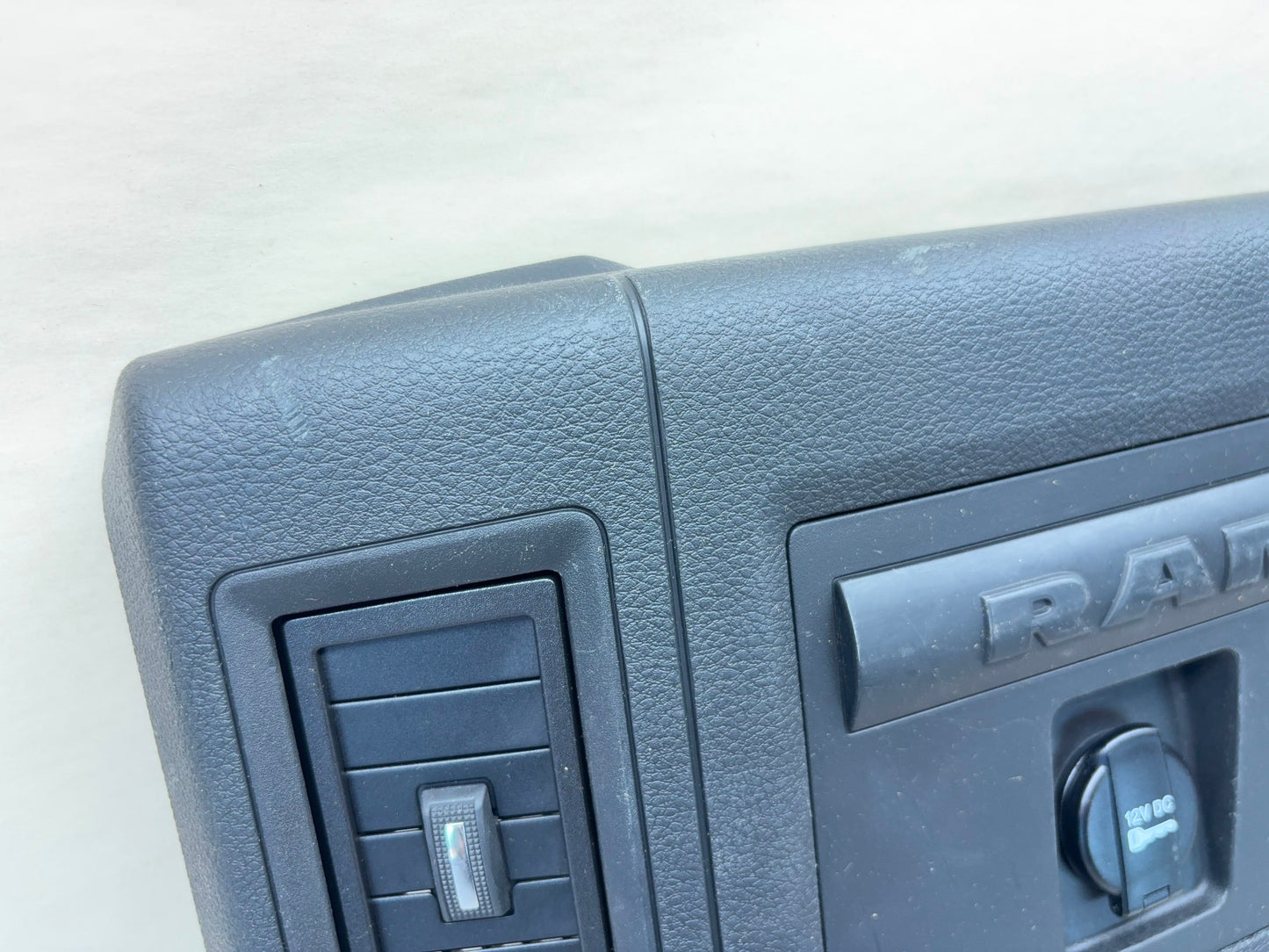 Center Console Rear Panel, 2013-18 Ram 1500 13-17 Ram 2500 3500 5NA01DX9AA Black