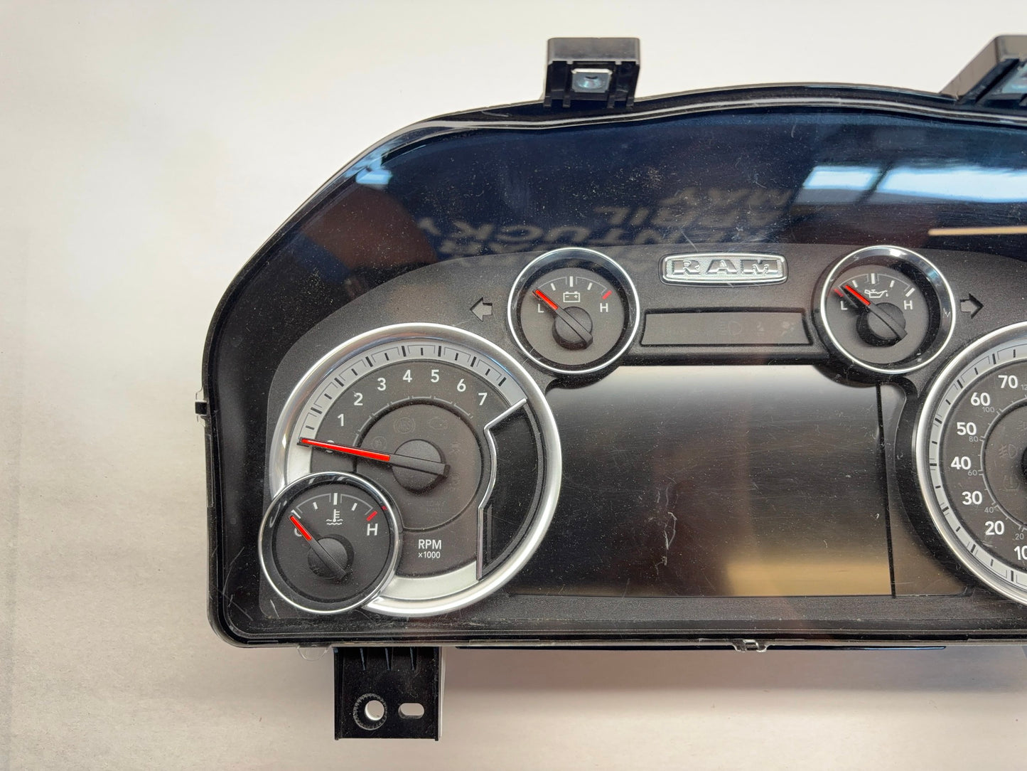 Premium 7" LCD Speedometer Cluster, 2017 Ram 1500 2500 3500, Gasoline, 68302588AE