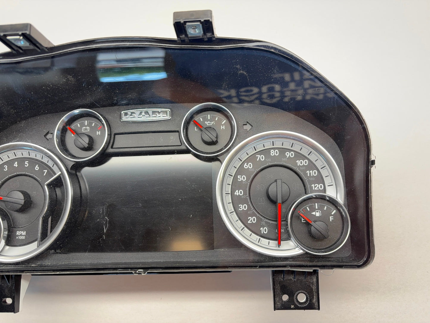 Premium 7" LCD Speedometer Cluster, 2017 Ram 1500 2500 3500, Gasoline, 68302588AE