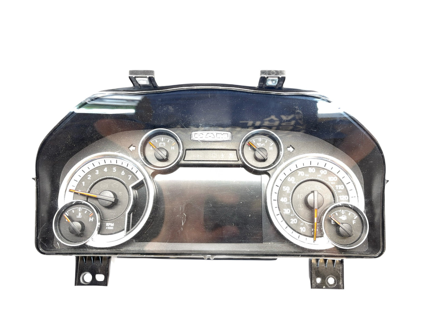 Premium 7" LCD Speedometer Cluster, 2017 Ram 1500 2500 3500, Gasoline, 68302588AE
