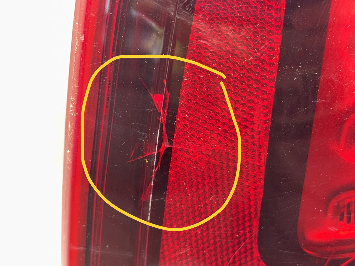 Driver Side Sport LED Taillight Taillamp 2013-18 Ram 1500 2500 3500 LH *Damaged*