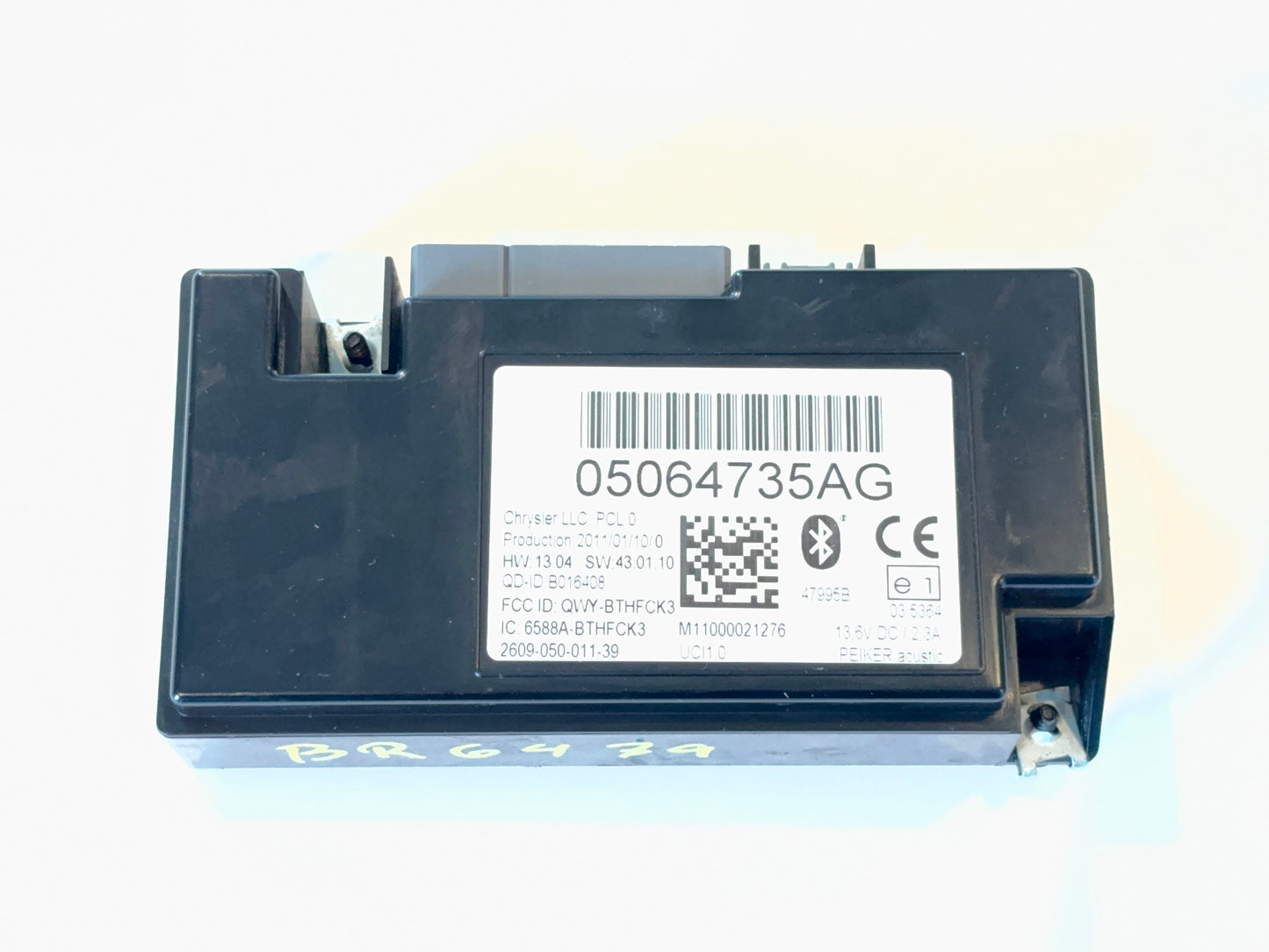 Telematics Module, 2011-2013 Ram 1500 2500 3500 UConnect 5064735AG