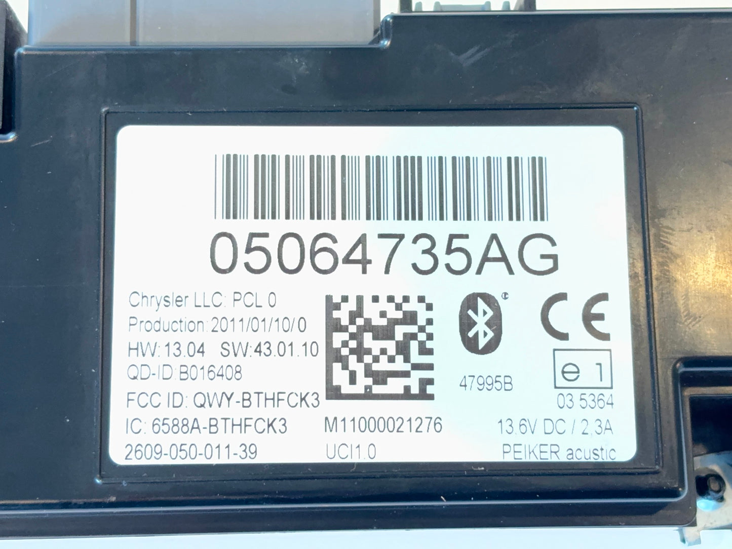 Telematics Module, 2011-2013 Ram 1500 2500 3500 UConnect 5064735AG
