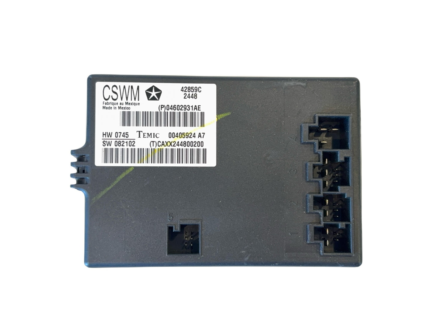 Heated Seat Module 2009-2010 Ram 1500 2010 Ram 2500 3500 4602931AE Htd/Vent Seat