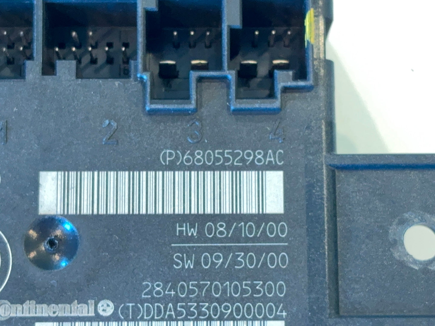 Passenger Side Door Module, 2010-2012 Ram 1500 2500 3500, RH 68055298AC