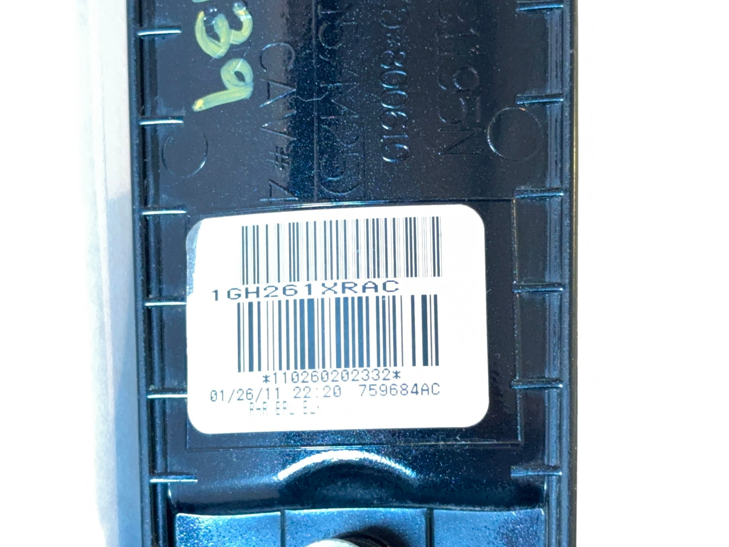 Passenger Side Rear Exterior Painted Door Handle, 2009-18 Ram 1500, 2010-18 2500 3500 Black PXR