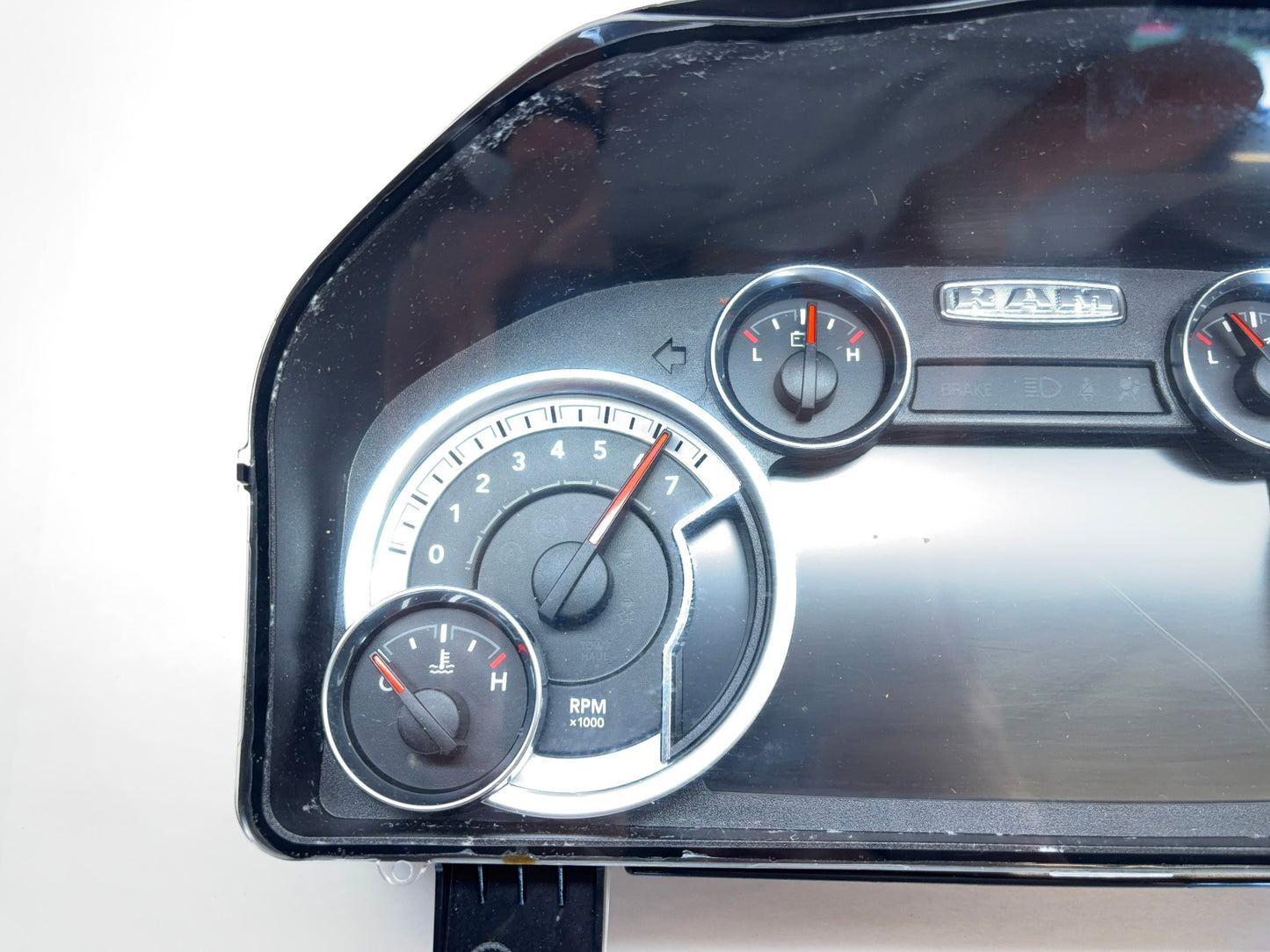 Premium 7" LCD Speedometer Cluster, 2018 Ram 1500 19-20 Classic, Gasoline, 68340663AB