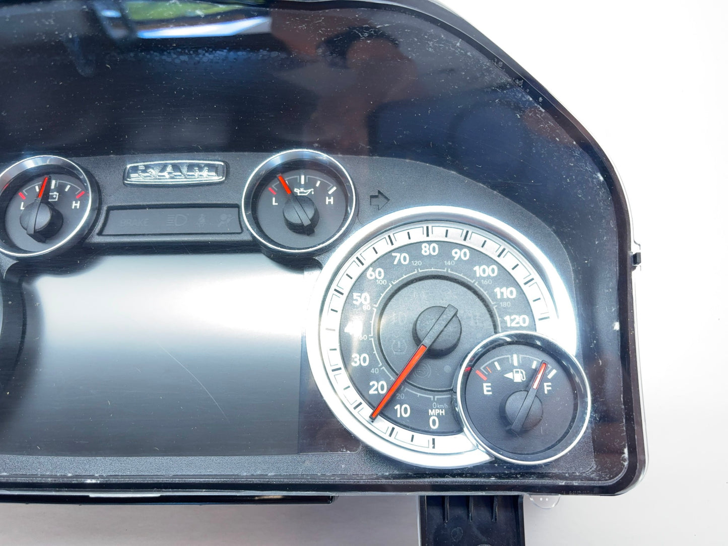 Premium 7" LCD Speedometer Cluster, 2018 Ram 1500 19-20 Classic, Gasoline, 68340663AB