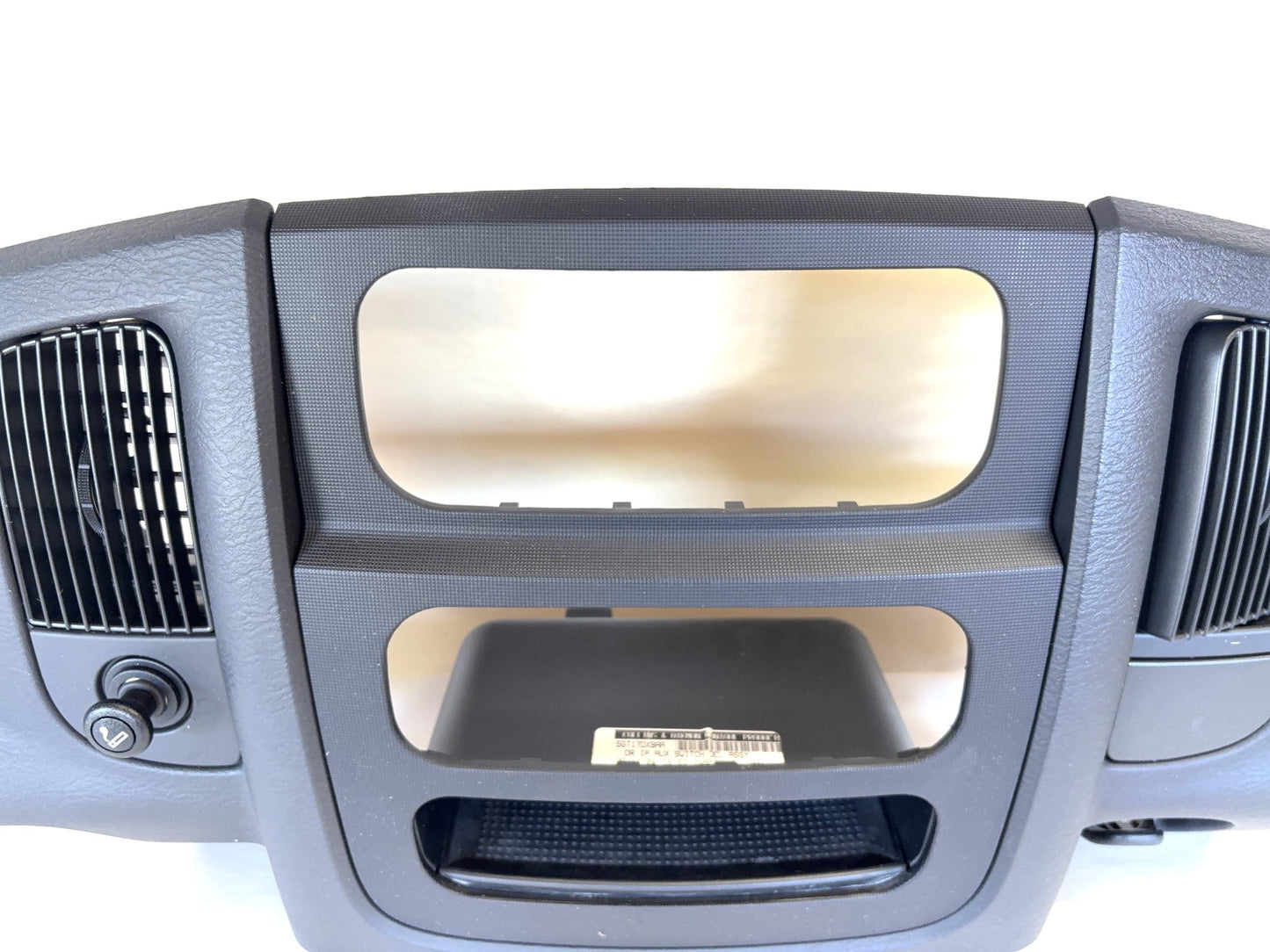 Radio Bezel, 2002-2005 Ram 1500, 2003-2005 Ram 2500 3500, Dark Slate 5GV52XDVAB