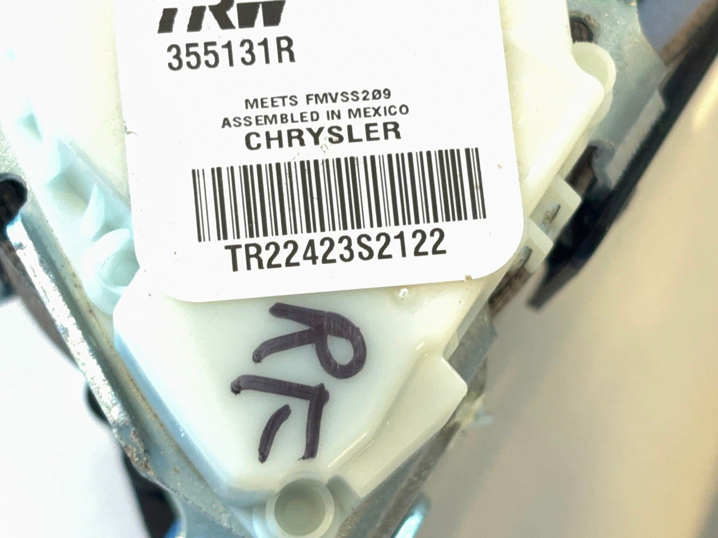 Passenger RH Front Seat Belt Retractor 2013-18 Ram 1500 2500 5KP961L1AG Tan