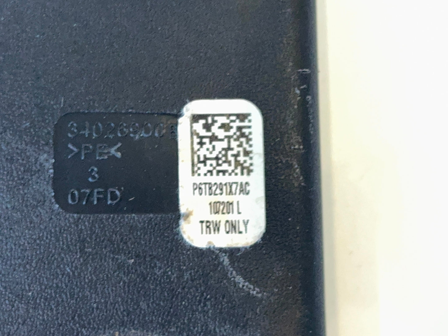 Front Seat Belt Buckle, 2019-2024 Ram 1500 Classic, Driver or Pass, 6TB291X7AC