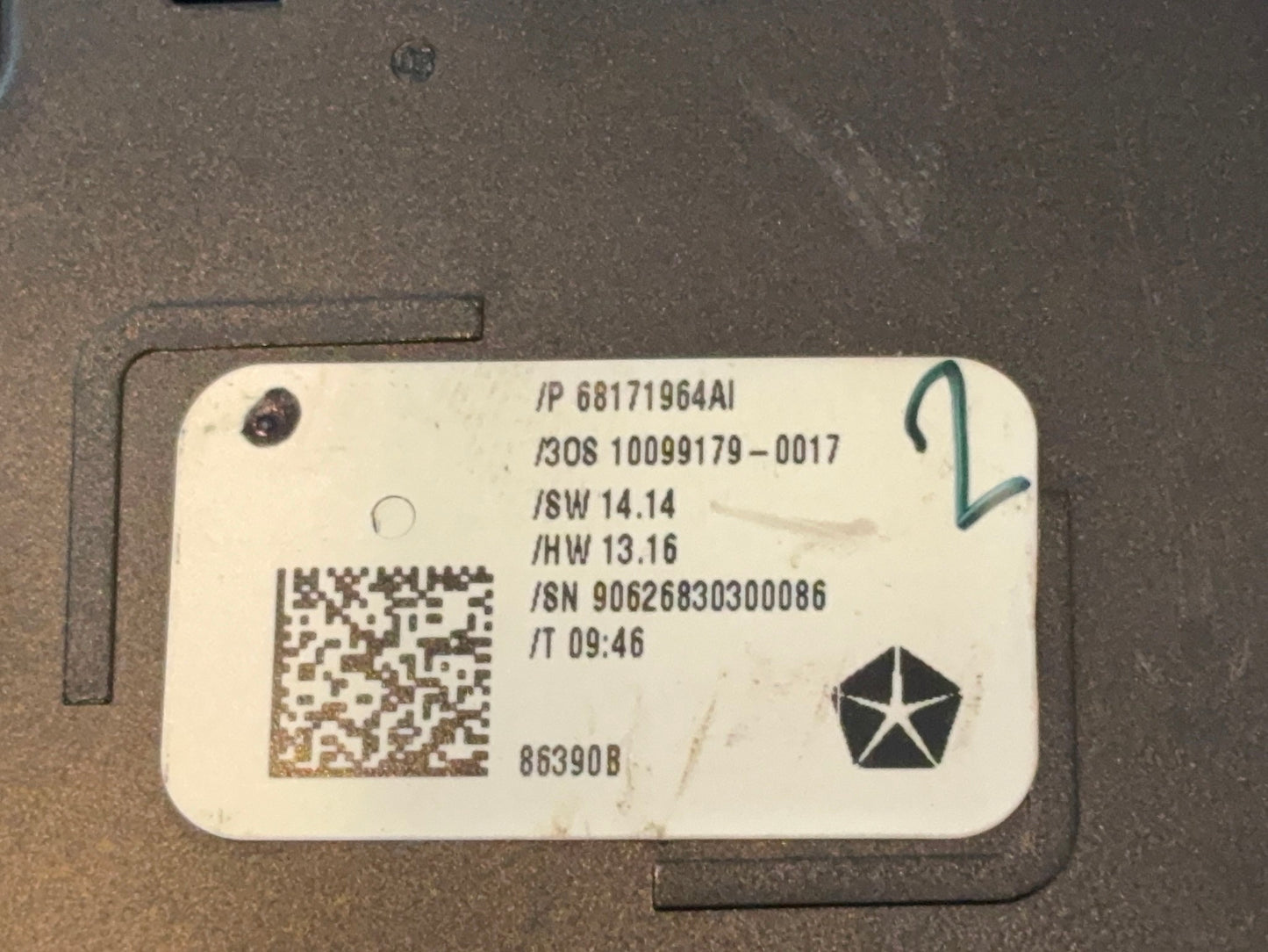 Transmission Shift Shifter Knob 2013-2018 Ram 1500 4x2 68171964AI