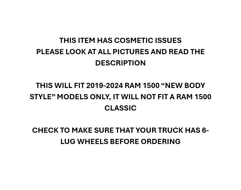 Driver Side Door Mirror, 2019-2024 Ram 1500 New Style, 68276499AC *Chipped*