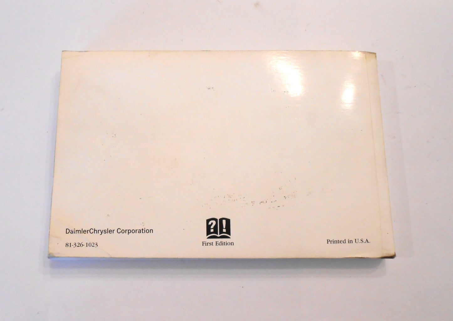 Owner's Manual, 2001 Ram 1500 2500 3500 Gasoline Engines Only