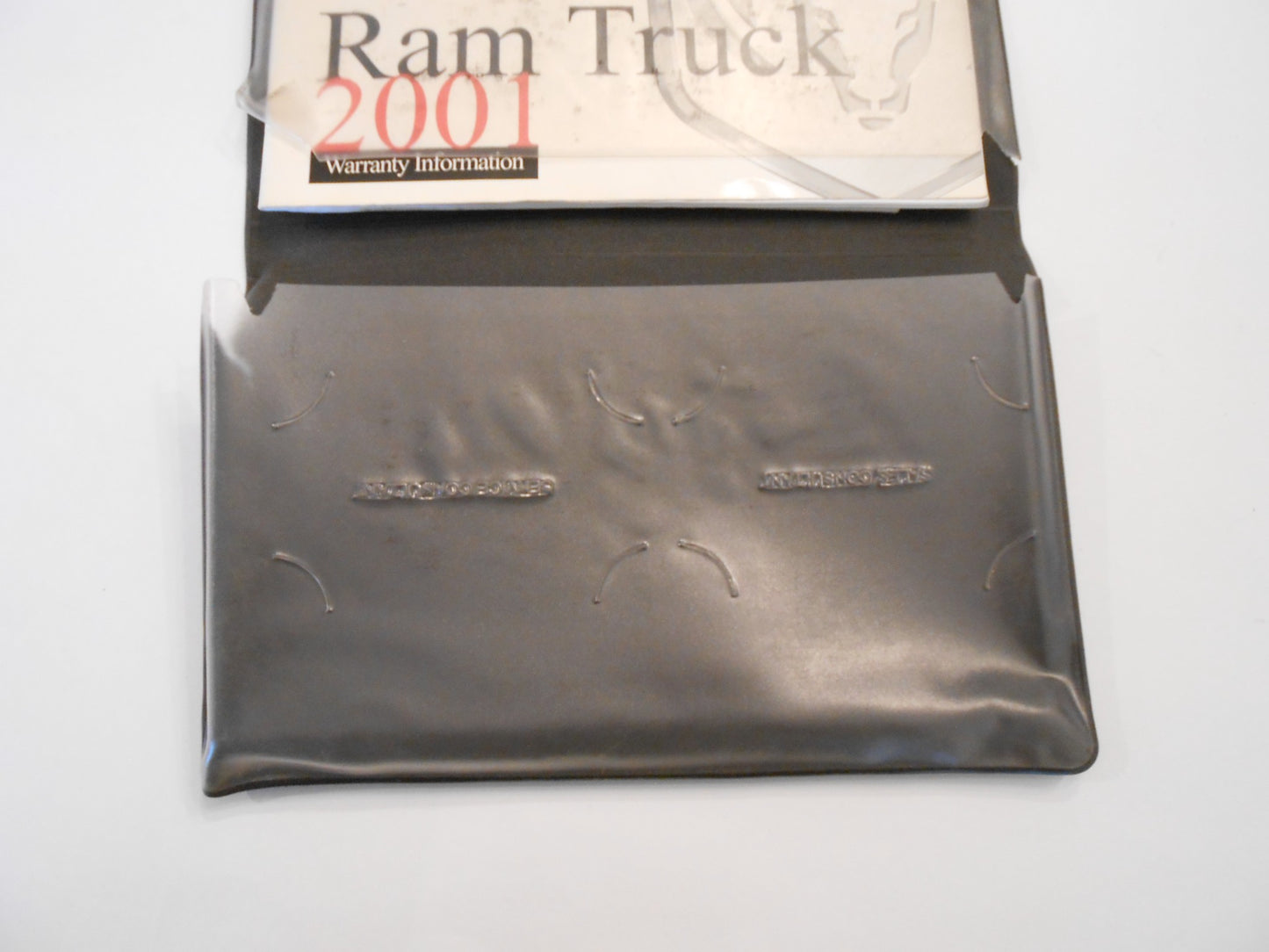 Owner's Manual, 2001 Ram 1500 2500 3500 Gasoline Engines Only
