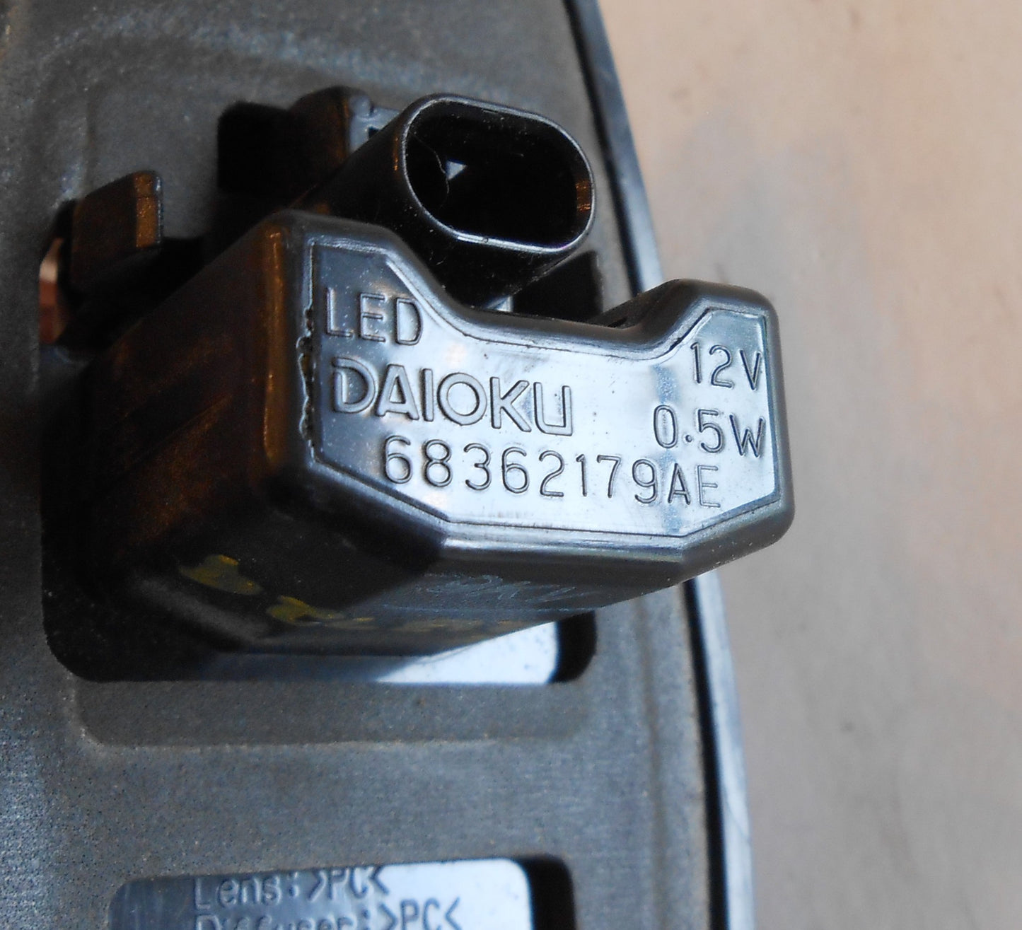Cab Light, 2019-2022 Ram 2500 3500 68362179AE, OEM LED