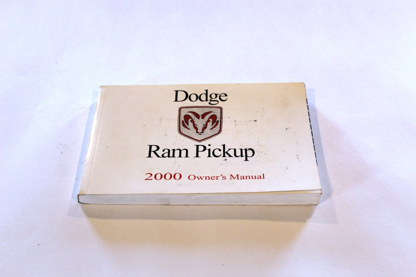 2000 Ram 1500 2500 3500 Owner's Manual and Case, Gasoline Engines