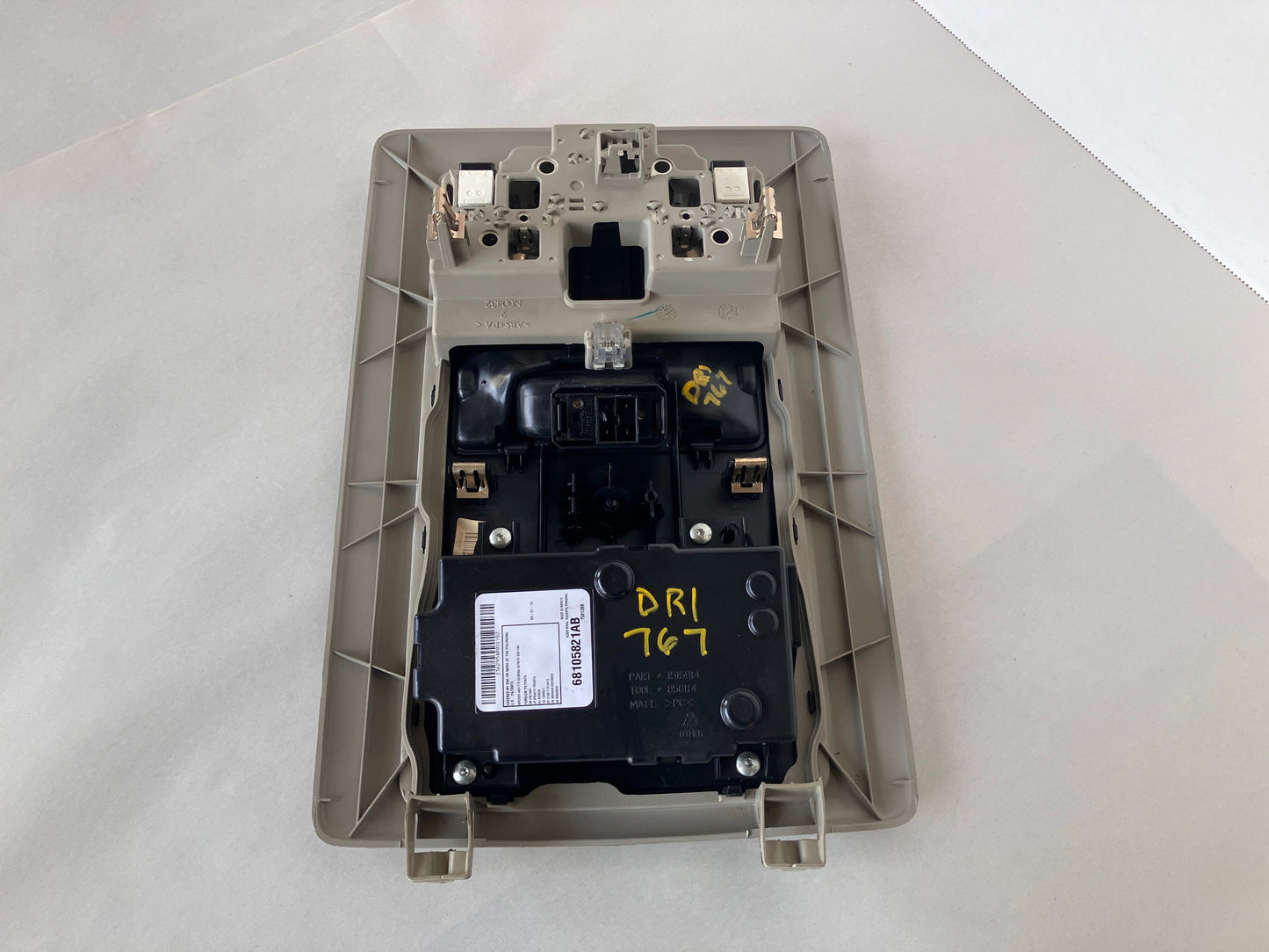 Overhead Console with Module 2013-18 Ram 1500 2500 3500 Map Lights Pwr Sliding