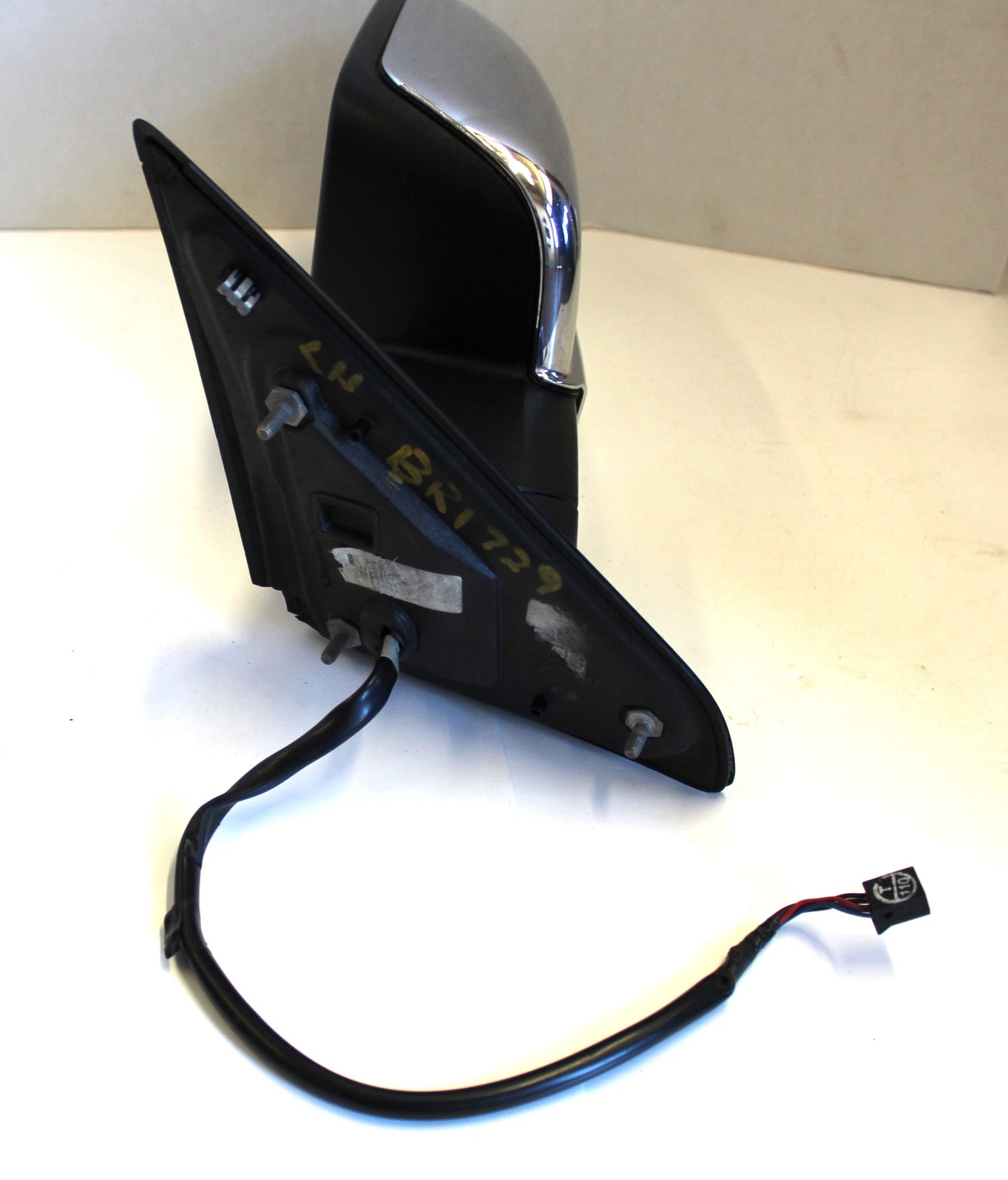 Door Mirror Pair 2009-12 Ram 1500 Power Heated no Signal w Chrome Cap 55372066/7