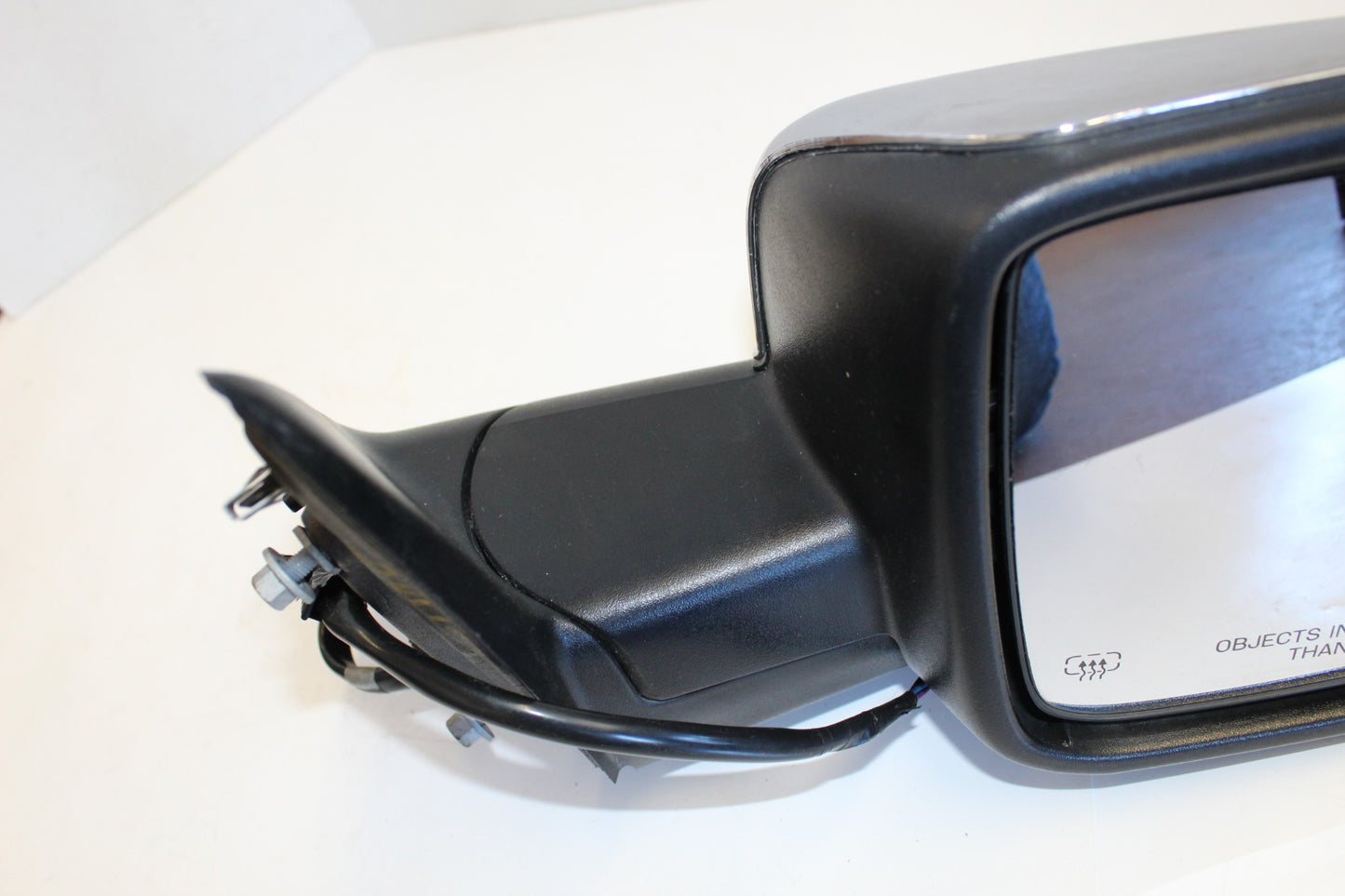Door Mirror Pair 2009-12 Ram 1500 Power Heated no Signal w Chrome Cap 55372066/7