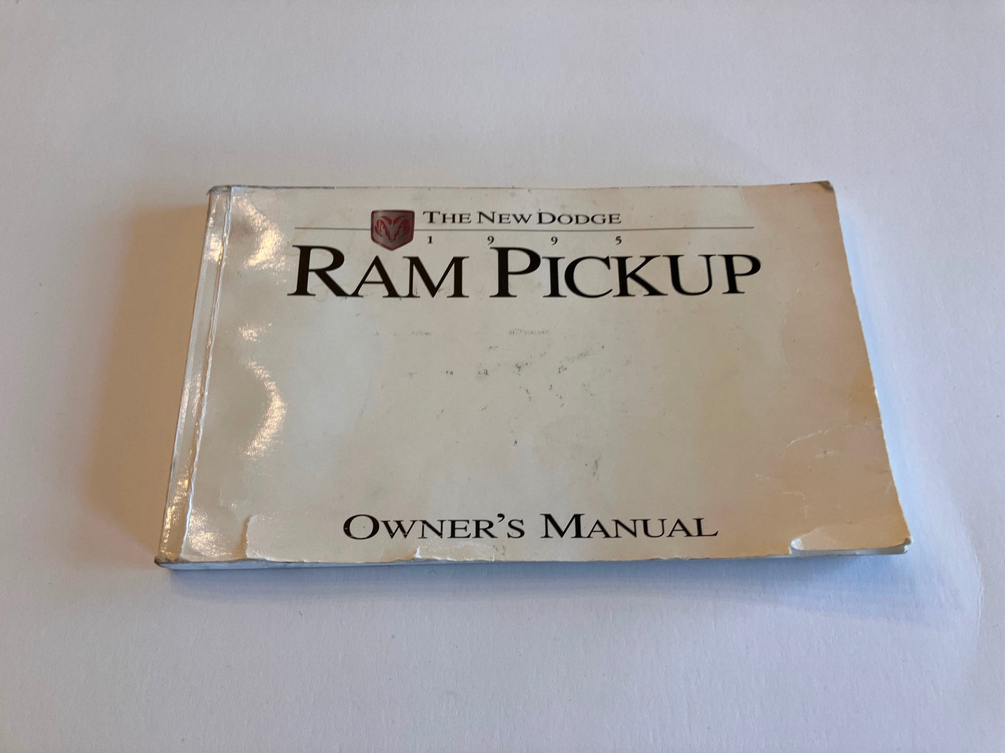 Owner's Manual, 1995 Ram 1500 2500 3500 Gasoline Engine
