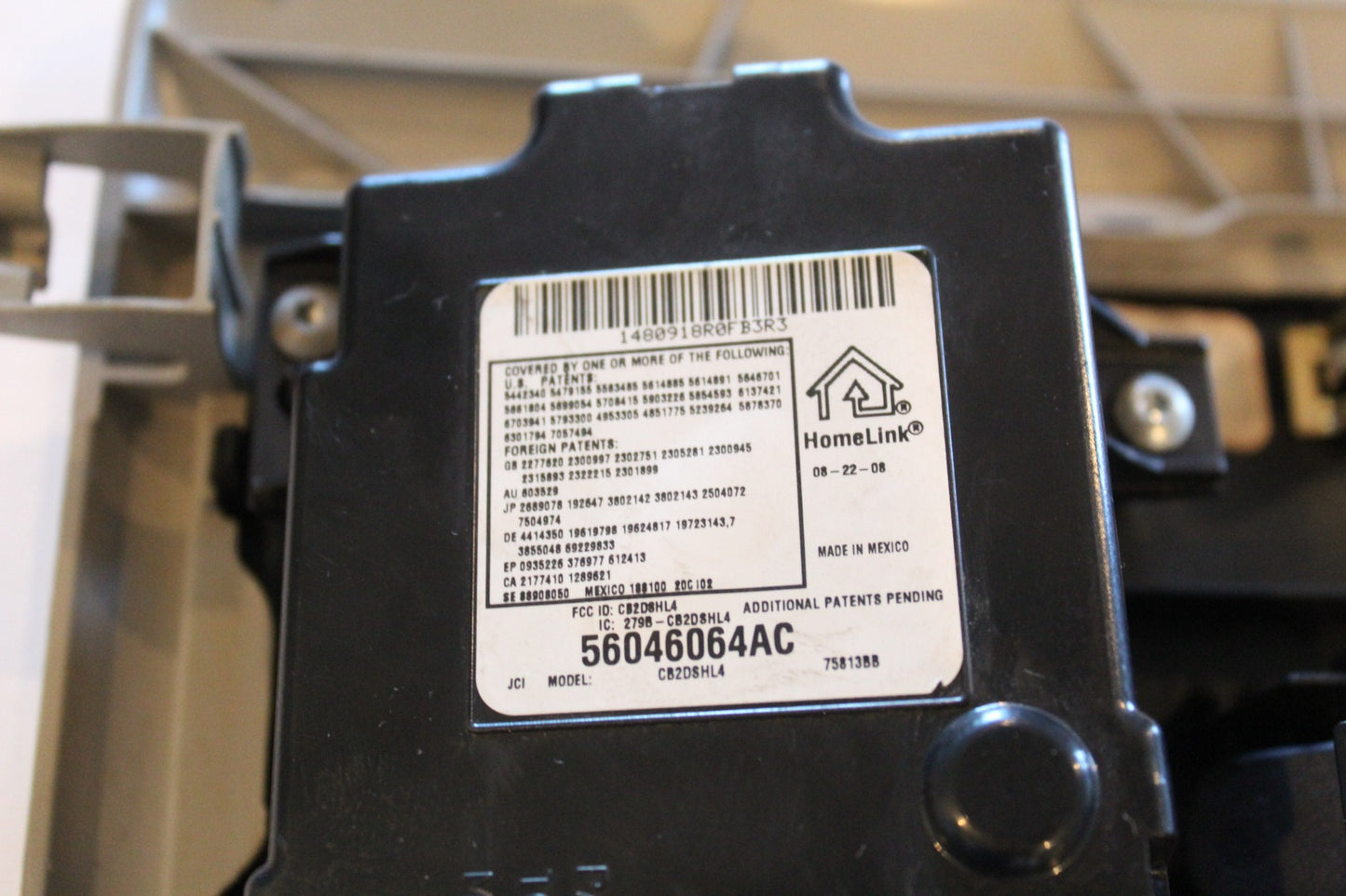 Overhead Console 2010 Ram 1500 2500 3500 Pwr Sliding Homelink Sunroof