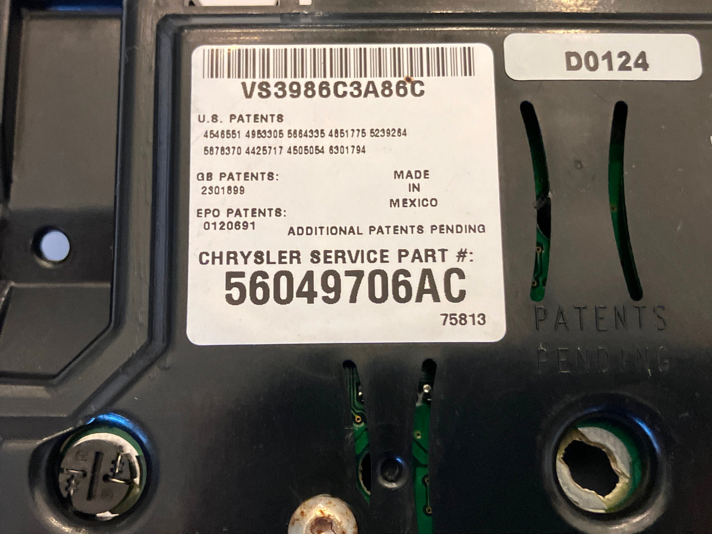 Overhead Console Module, 2003-2005 Dodge Ram 2500 3500 56049706AC