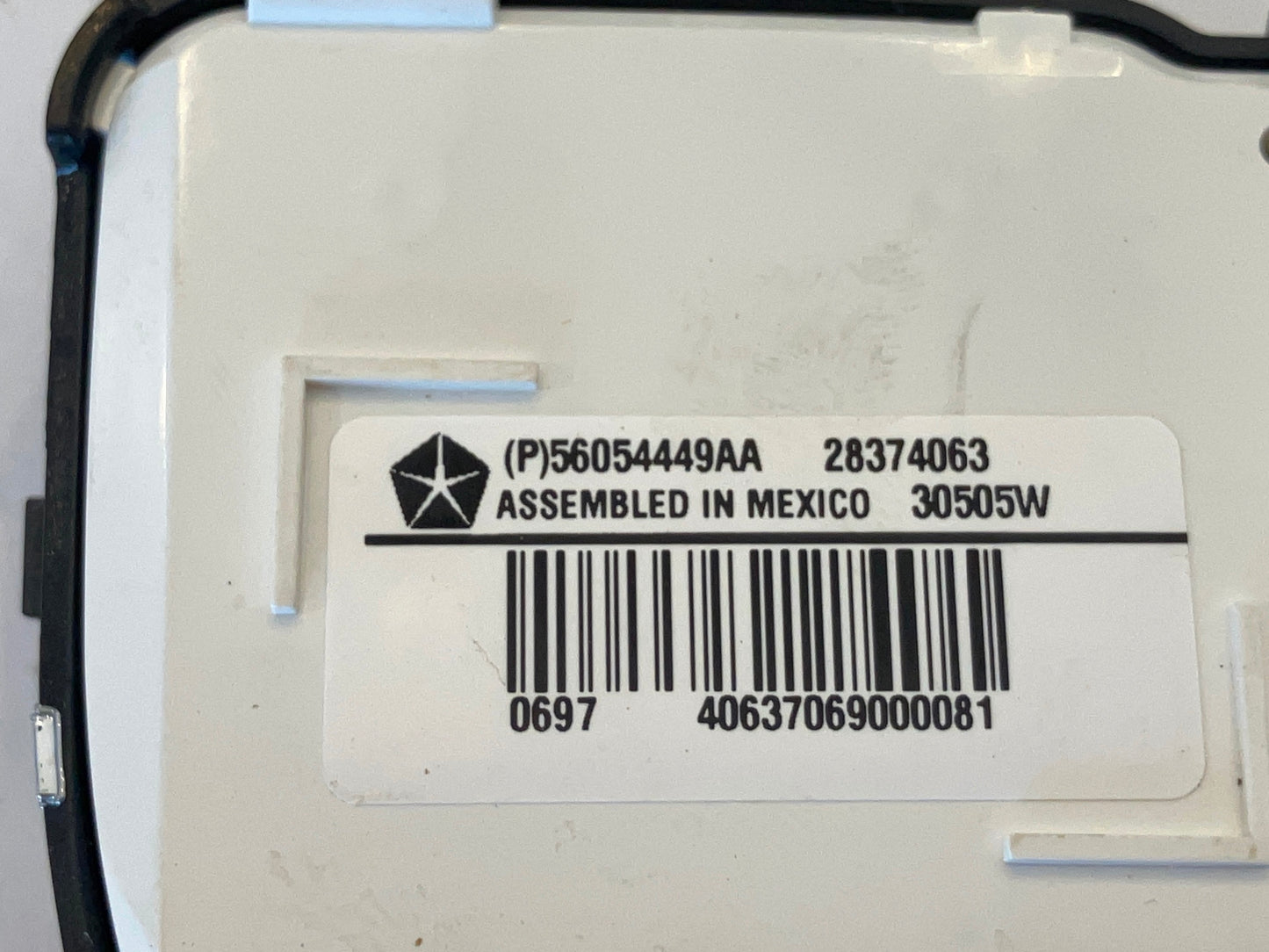 Driver Side Steering Wheel EVIC Buttons Ram 1500 2500 3500 2013-18 56054449AA