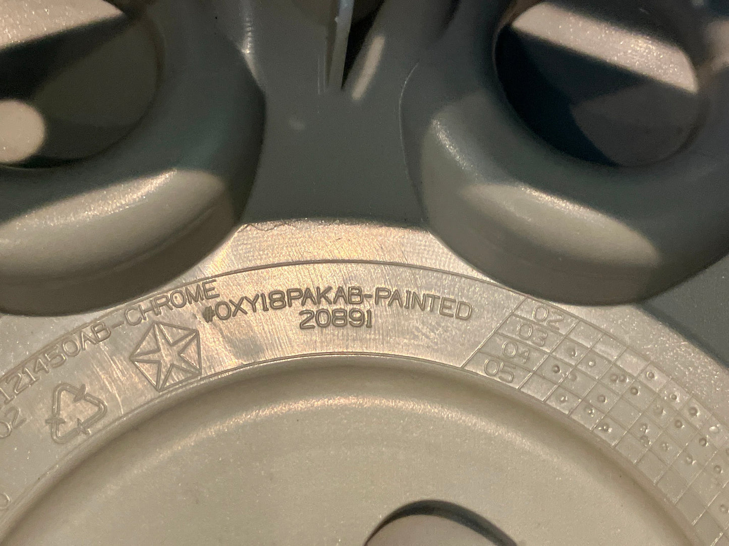 PAINTED Hubcap Center Cap Set of 4 2003-2011 Dodge Ram 2500 XY18PAKAB