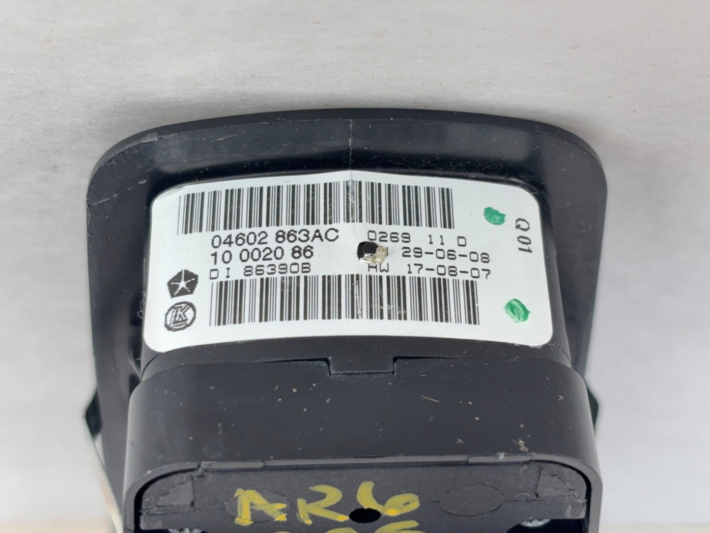 Driver Left Side Master Power Window Switch 10-12 Ram 1500 2500 3500 4602863AC