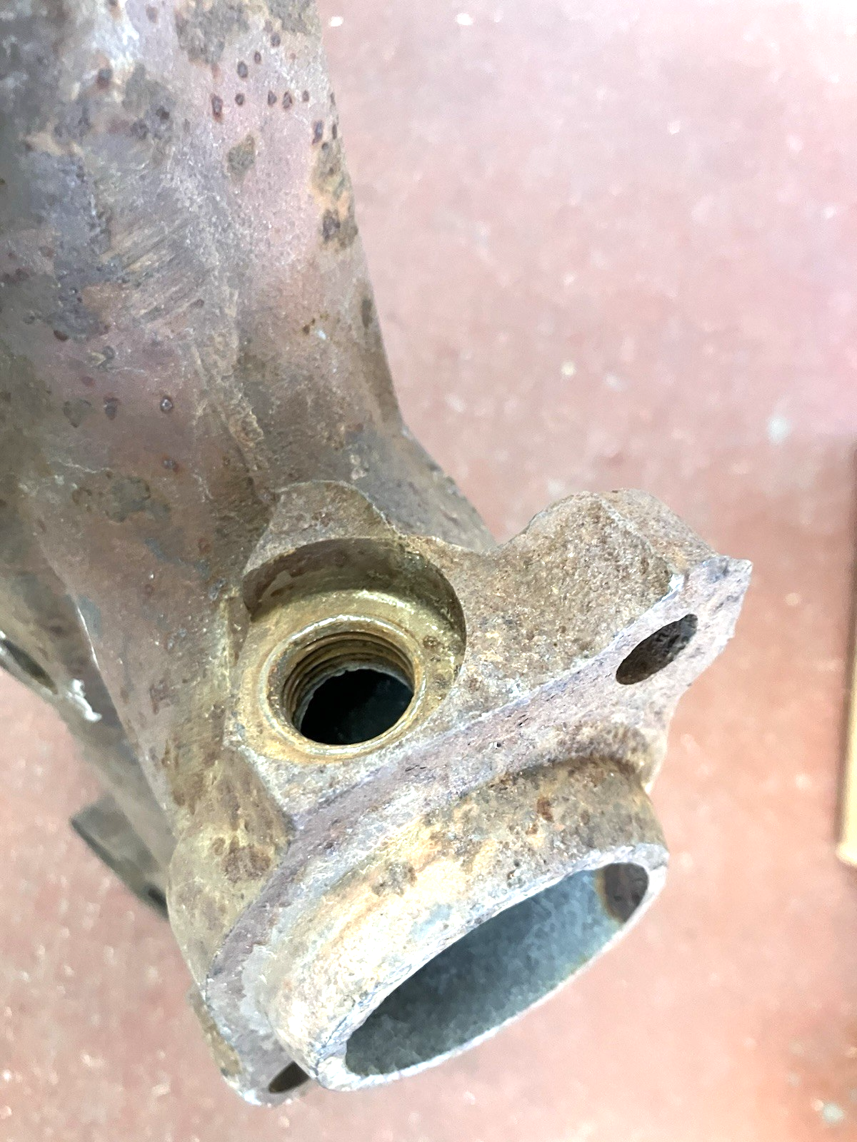 1977-87 Dodge 5.2 / 5.9 Left Hand Exhaust Manifold with AIR and OXY Sensor