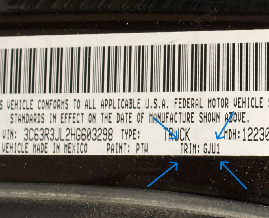 Rear Seat Belt Buckle 2013-2018 Ram 1500 2500 3500 Left or Center Rear Seat Tan