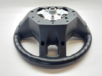 Heated Leather Steering Wheel Ram 1500 2500 3500 13-18 Black 1XC20DX9 *Very Worn
