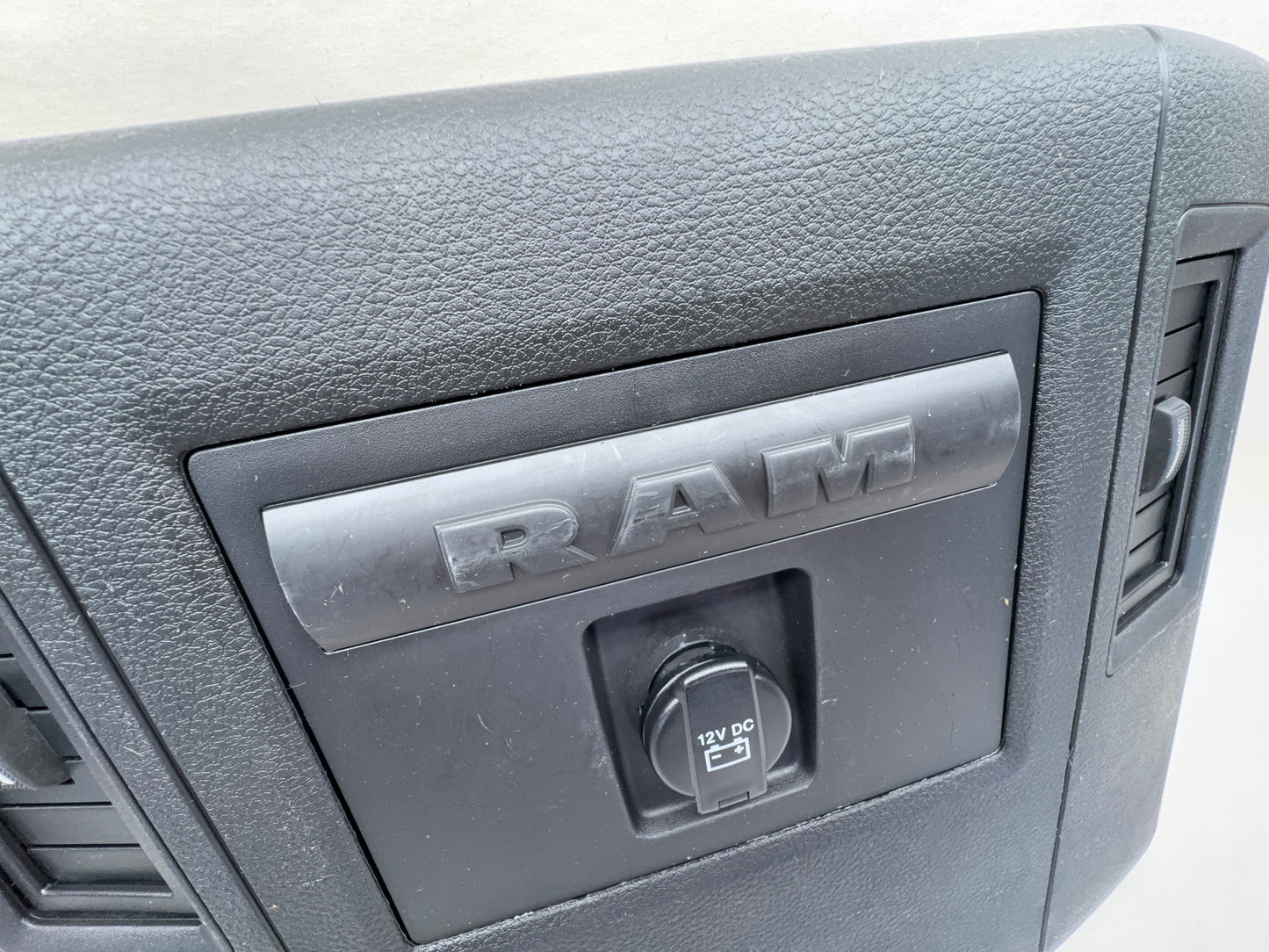 Center Console Rear End Trim Cap 2013-18 Ram 1500 2500 3500 Black 6RE17DX9AA