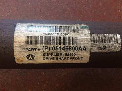 Front Drive Shaft 2013-2018 Dodge Ram 3500 6.7 Cummins Aisin AS69RC Transmission