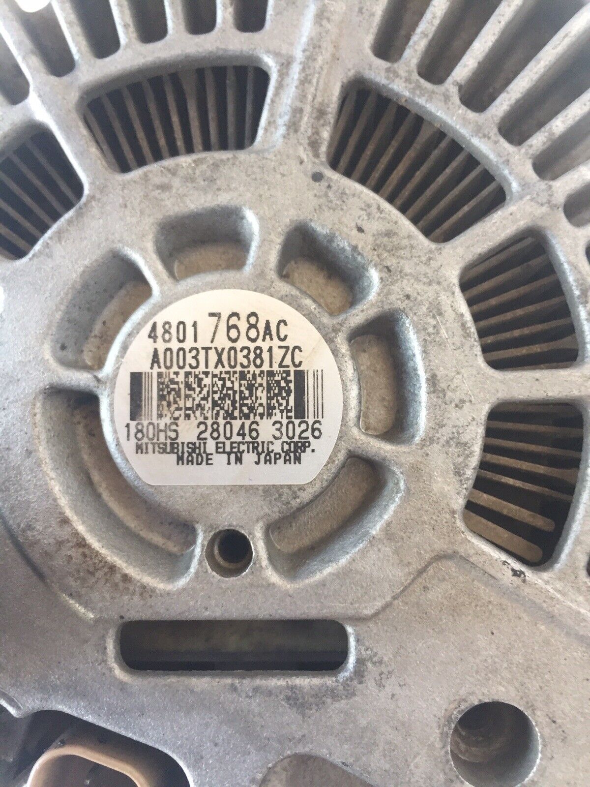 180 Amp Alternator, 2010-2024 Dodge Ram 2500 3500 6.7 Diesel 4801768AC