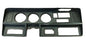 Instrument Panel Bezel, 1981-1993 Dodge Ram Pickup and Ramcharger, Black, A/C Delete