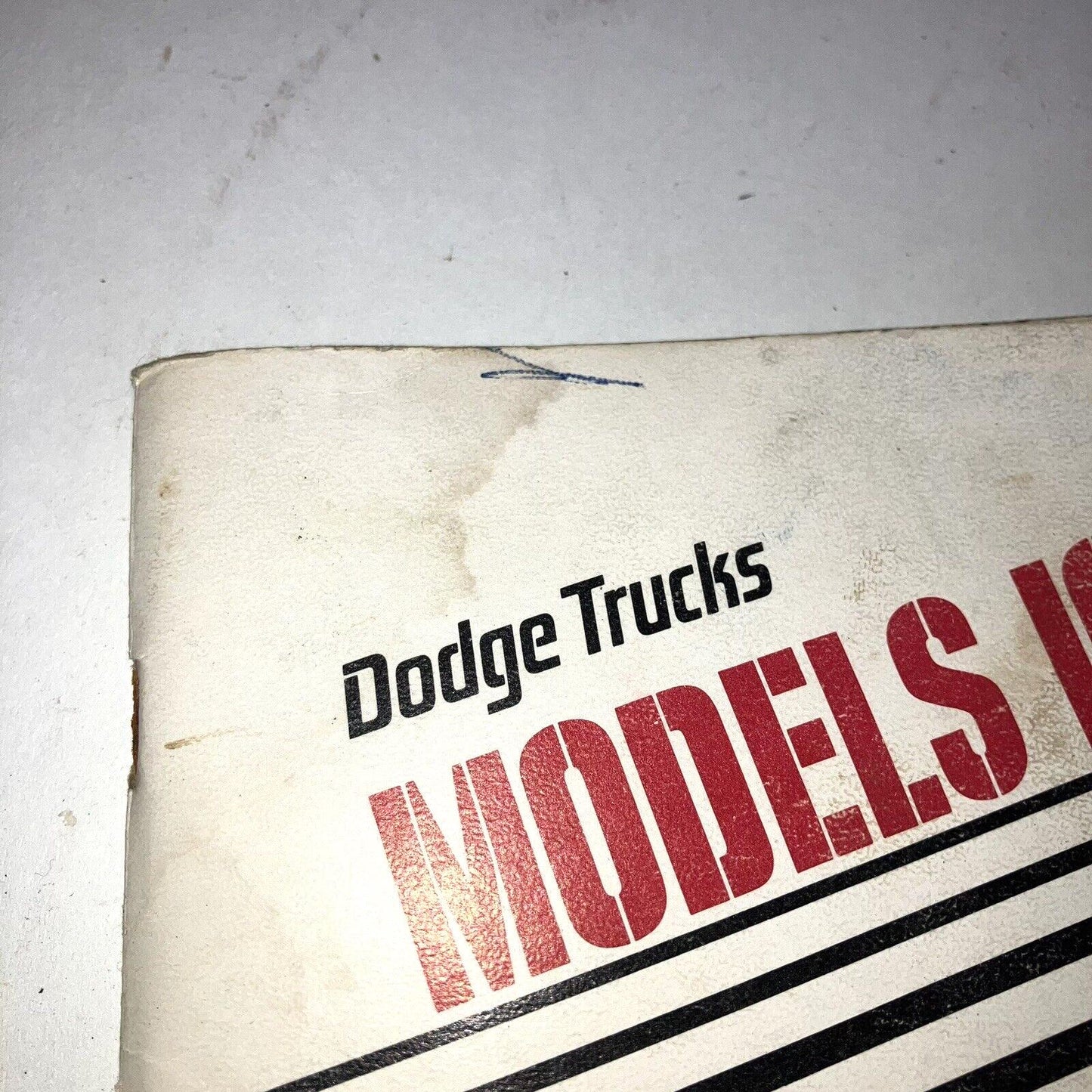 1977 Dodge Pickup 100 200 300 400 Owner's Manual, Used